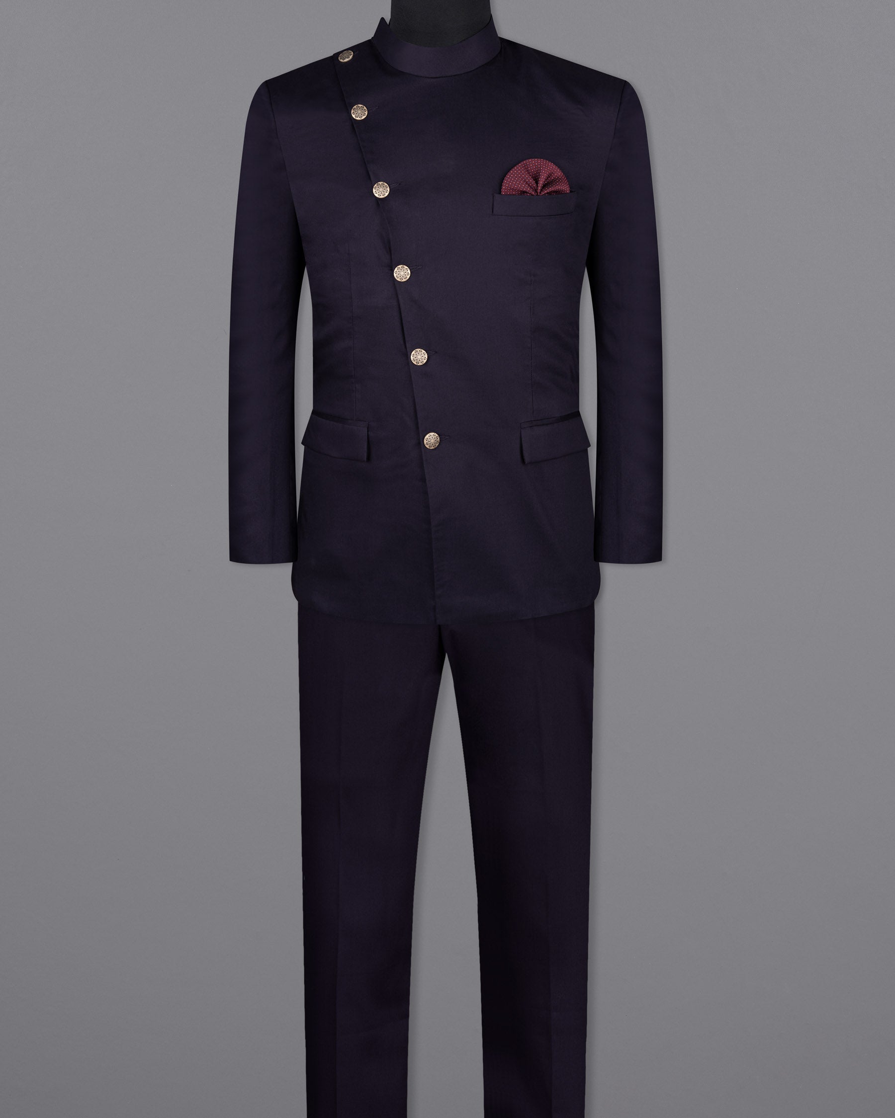 Baltic Sea Cross Buttoned Premium Cotton Bandhgala Suit ST1616-CBG2-36, ST1616-CBG2-38, ST1616-CBG2-40, ST1616-CBG2-42, ST1616-CBG2-44, ST1616-CBG2-46, ST1616-CBG2-48, ST1616-CBG2-50, ST1616-CBG2-52, ST1616-CBG2-54, ST1616-CBG2-56, ST1616-CBG2-58, ST1616-CBG2-60