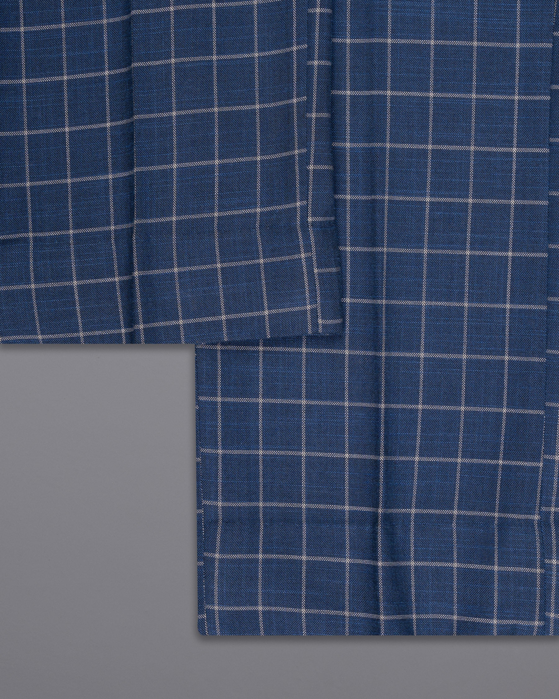 Rhino Blue Super fine Checkered Double Breasted Premium Cotton Suit ST1622-DB-2B-36, ST1622-DB-2B-38, ST1622-DB-2B-40, ST1622-DB-2B-42, ST1622-DB-2B-44, ST1622-DB-2B-46, ST1622-DB-2B-48, ST1622-DB-2B-50, ST1622-DB-2B-52, ST1622-DB-2B-54, ST1622-DB-2B-56, ST1622-DB-2B-58, ST1622-DB-2B-60