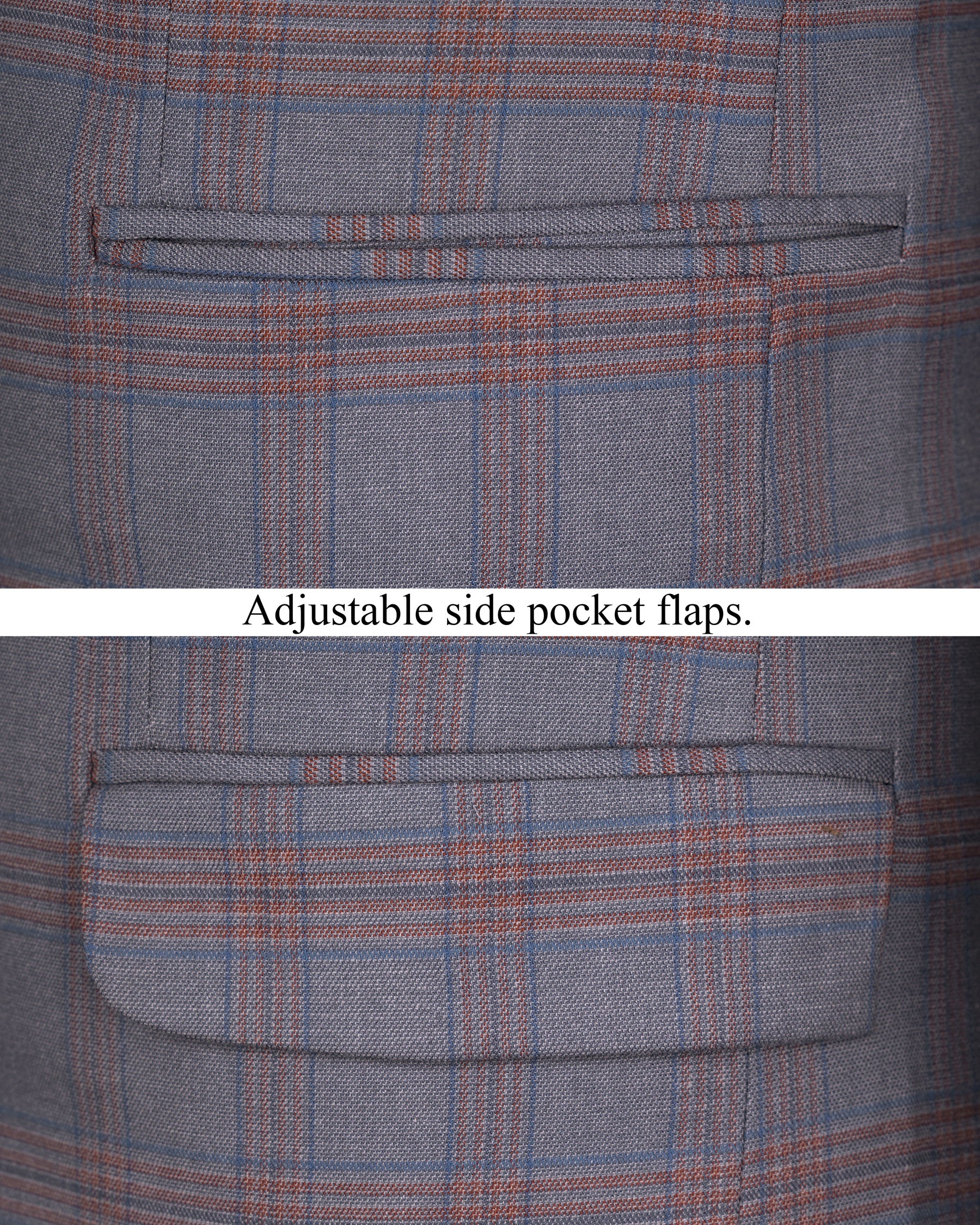 Manatee Grey Super fine Plaid Premium Cotton Suit ST1630-SBP-36, ST1630-SBP-38, ST1630-SBP-40, ST1630-SBP-42, ST1630-SBP-44, ST1630-SBP-46, ST1630-SBP-48, ST1630-SBP-50, ST1630-SBP-52, ST1630-SBP-54, ST1630-SBP-56, ST1630-SBP-58, ST1630-SBP-60