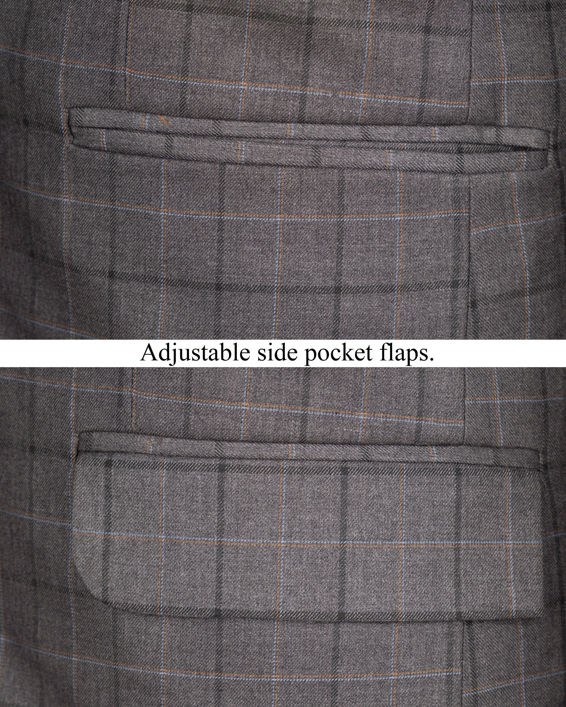 Scorpion Grey Super fine Plaid Woolrich Suit ST1632-SB-36, ST1632-SB-38, ST1632-SB-40, ST1632-SB-42, ST1632-SB-44, ST1632-SB-46, ST1632-SB-48, ST1632-SB-50, ST1632-SB-52, ST1632-SB-54, ST1632-SB-56, ST1632-SB-58, ST1632-SB-60