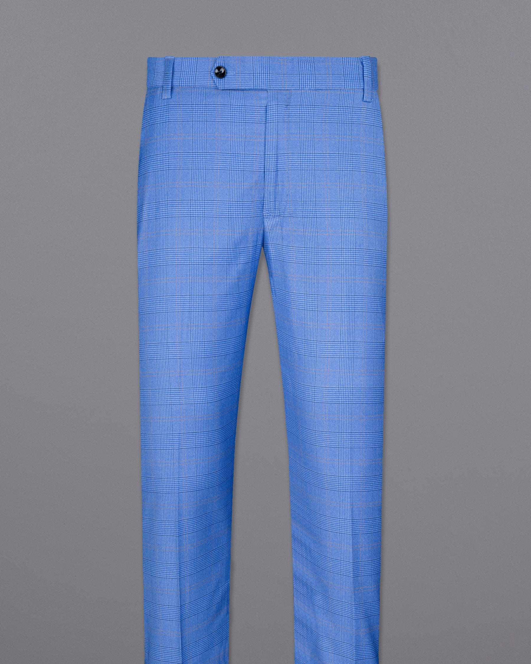 Cornflower Blue Super fine Plaid Woolrich Suit ST1635-SB-36, ST1635-SB-38, ST1635-SB-40, ST1635-SB-42, ST1635-SB-44, ST1635-SB-46, ST1635-SB-48, ST1635-SB-50, ST1635-SB-52, ST1635-SB-54, ST1635-SB-56, ST1635-SB-58, ST1635-SB-60