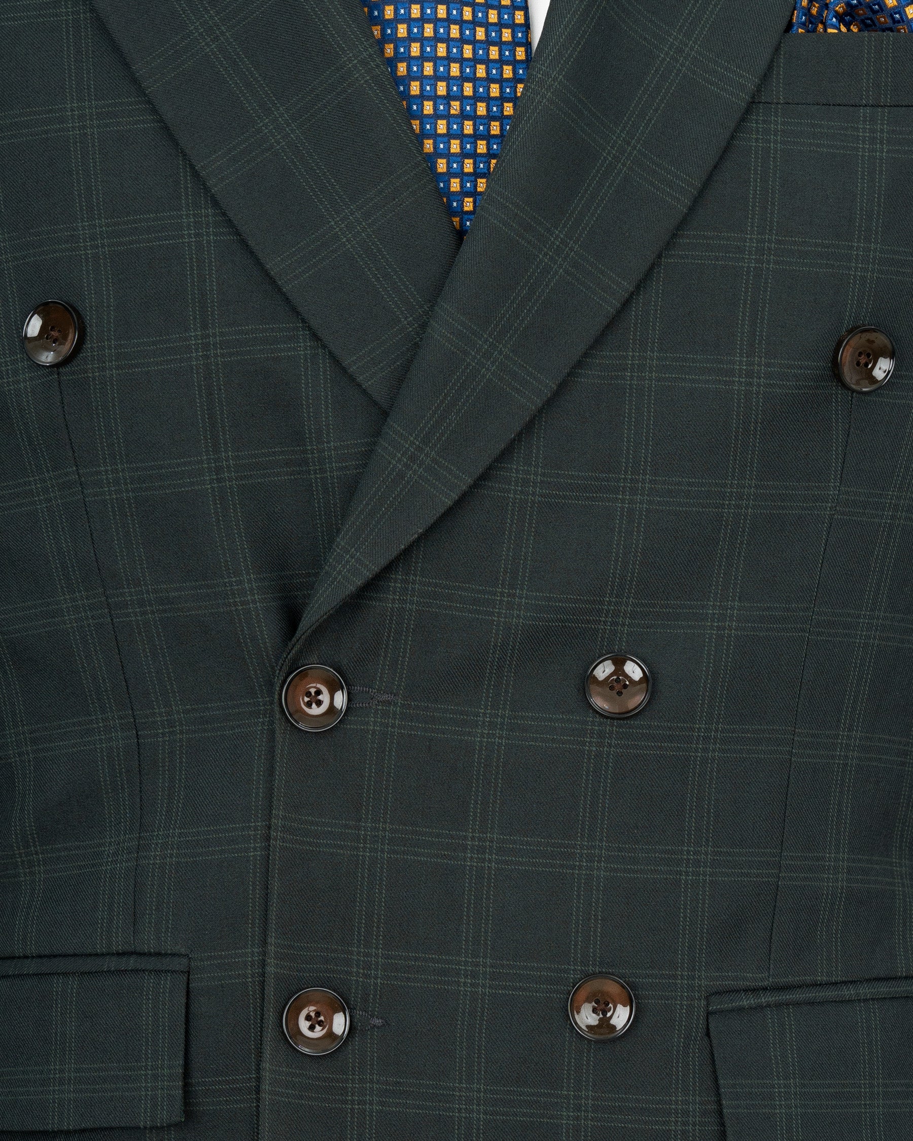 Iridium Green Windowpane Double Breasted Suit ST1717-DB-36, ST1717-DB-38, ST1717-DB-40, ST1717-DB-42, ST1717-DB-44, ST1717-DB-46, ST1717-DB-48, ST1717-DB-50, ST1717-DB-52, ST1717-DB-54, ST1717-DB-56, ST1717-DB-58, ST1717-DB-60