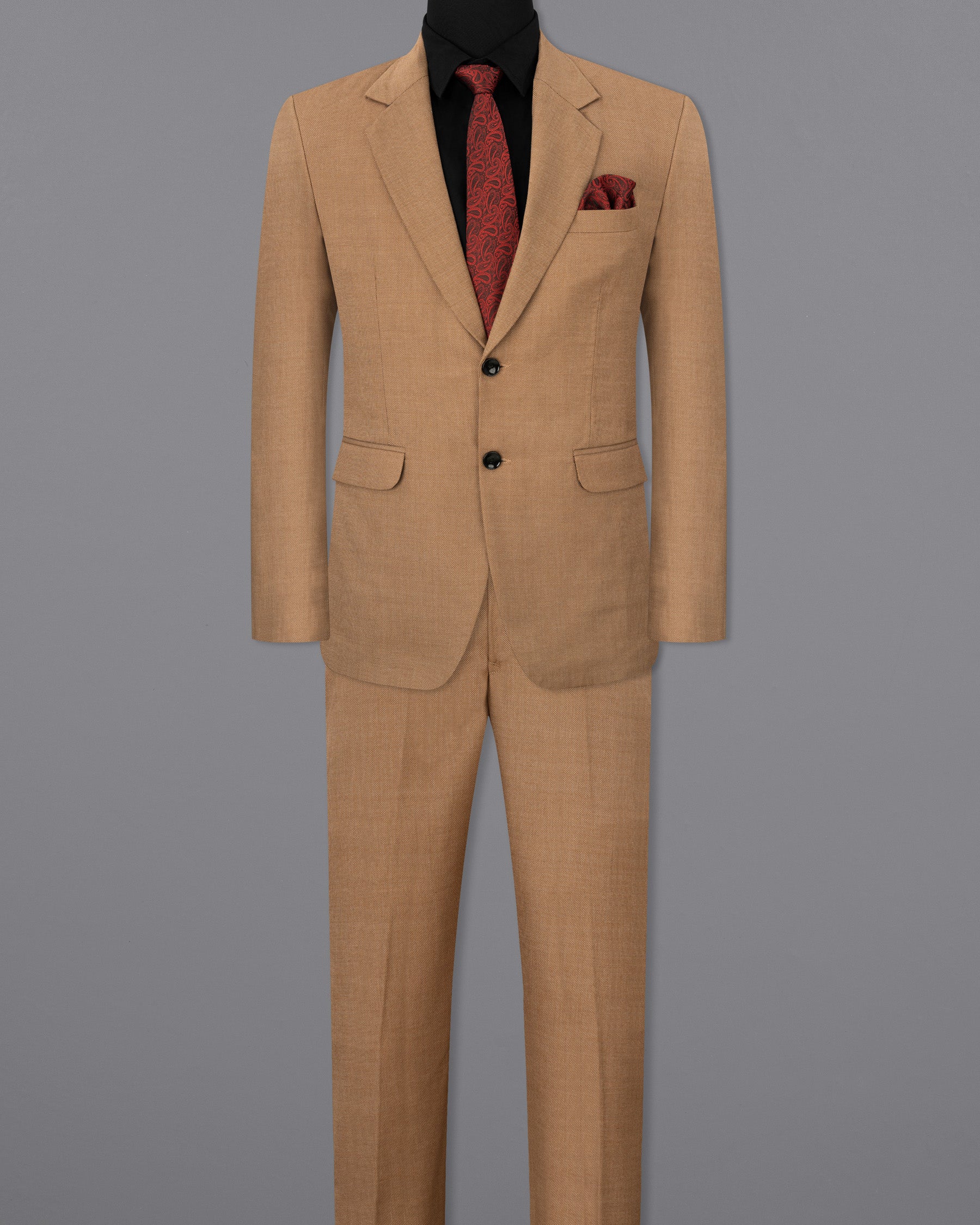 Brownish Dobby Textured Suit ST1718-SB-36, ST1718-SB-38, ST1718-SB-40, ST1718-SB-42, ST1718-SB-44, ST1718-SB-46, ST1718-SB-48, ST1718-SB-50, ST1718-SB-52, ST1718-SB-54, ST1718-SB-56, ST1718-SB-58, ST1718-SB-60