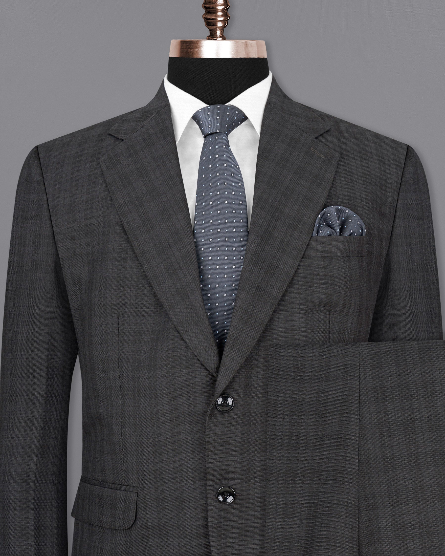 Mine Shaft Gray Plaid Suit ST1758-SB-36, ST1758-SB-38, ST1758-SB-40, ST1758-SB-42, ST1758-SB-44, ST1758-SB-46, ST1758-SB-48, ST1758-SB-50, ST1758-SB-52, ST1758-SB-54, ST1758-SB-56, ST1758-SB-58, ST1758-SB-60