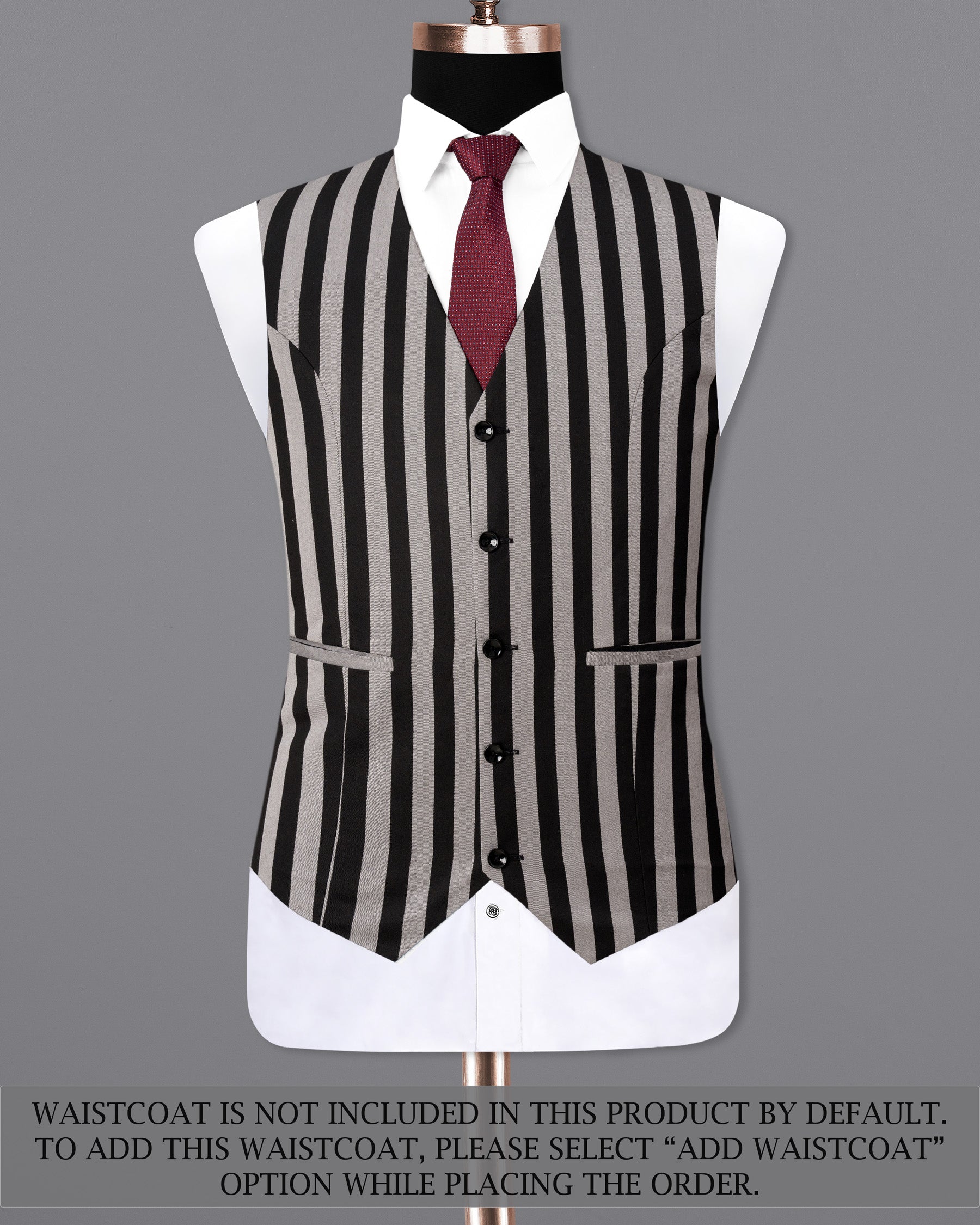 Nobel Grey with Black Striped Double Breasted Suit ST1781-DB-GB-36, ST1781-DB-GB-38, ST1781-DB-GB-40, ST1781-DB-GB-42, ST1781-DB-GB-44, ST1781-DB-GB-46, ST1781-DB-GB-48, ST1781-DB-GB-50, ST1781-DB-GB-52, ST1781-DB-GB-54, ST1781-DB-GB-56, ST1781-DB-GB-58, ST1781-DB-GB-60
