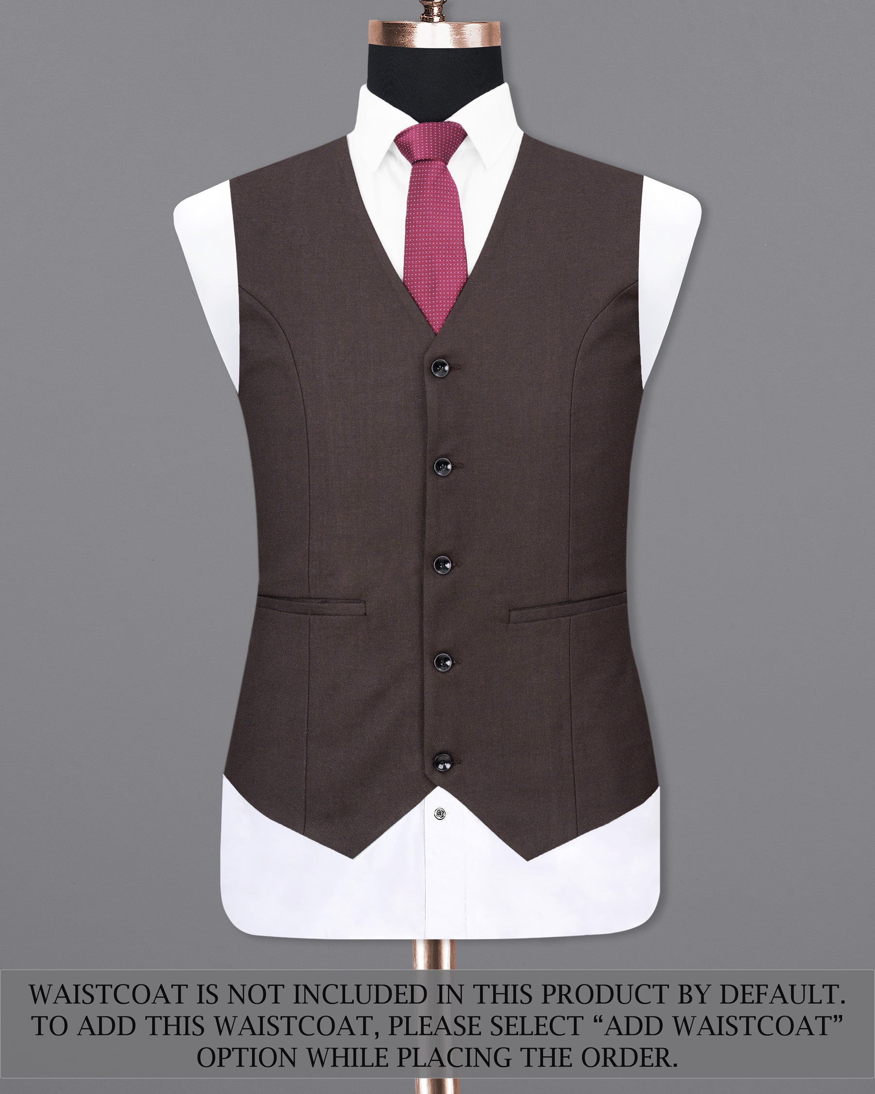 Thunder Brown Single Breasted Suit