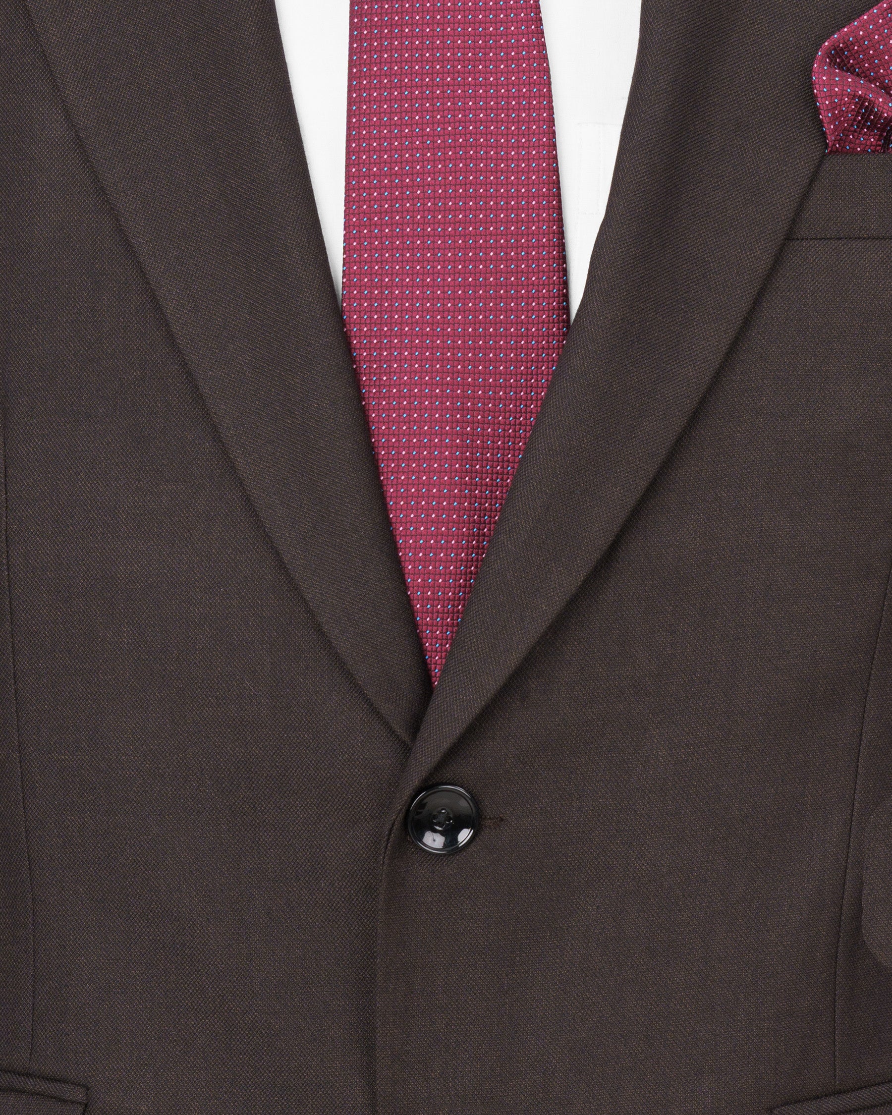 Thunder Brown Single Breasted Suit