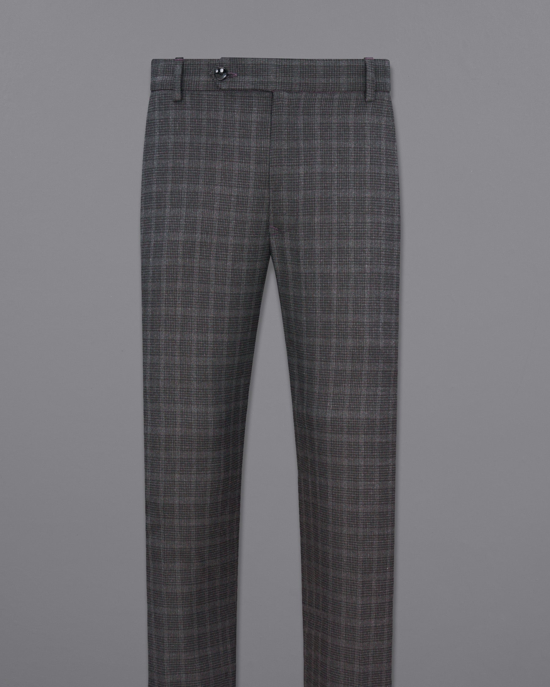 Iridium Plaid Cross Buttoned Bandhgala Suit ST1848-CBG3-36, ST1848-CBG3-38, ST1848-CBG3-40, ST1848-CBG3-42, ST1848-CBG3-44, ST1848-CBG3-46, ST1848-CBG3-48, ST1848-CBG3-50, ST1848-CBG3-52, ST1848-CBG3-54, ST1848-CBG3-56, ST1848-CBG3-58, ST1848-CBG3-60