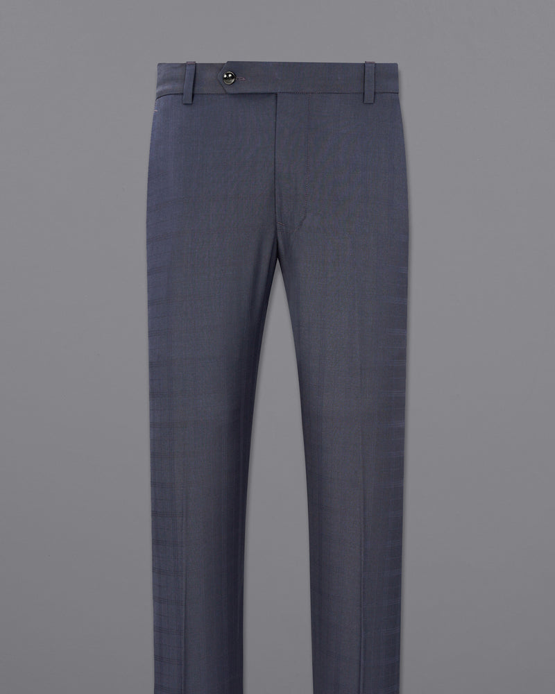 Valhalla Blue Subtle Plaid Suit