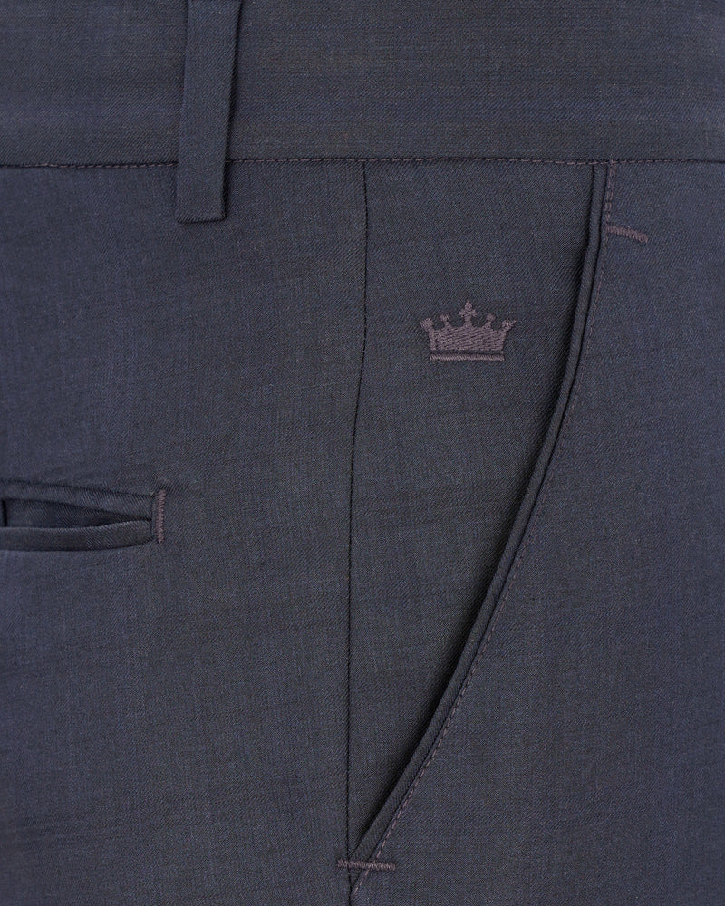 Valhalla Blue Subtle Plaid Suit