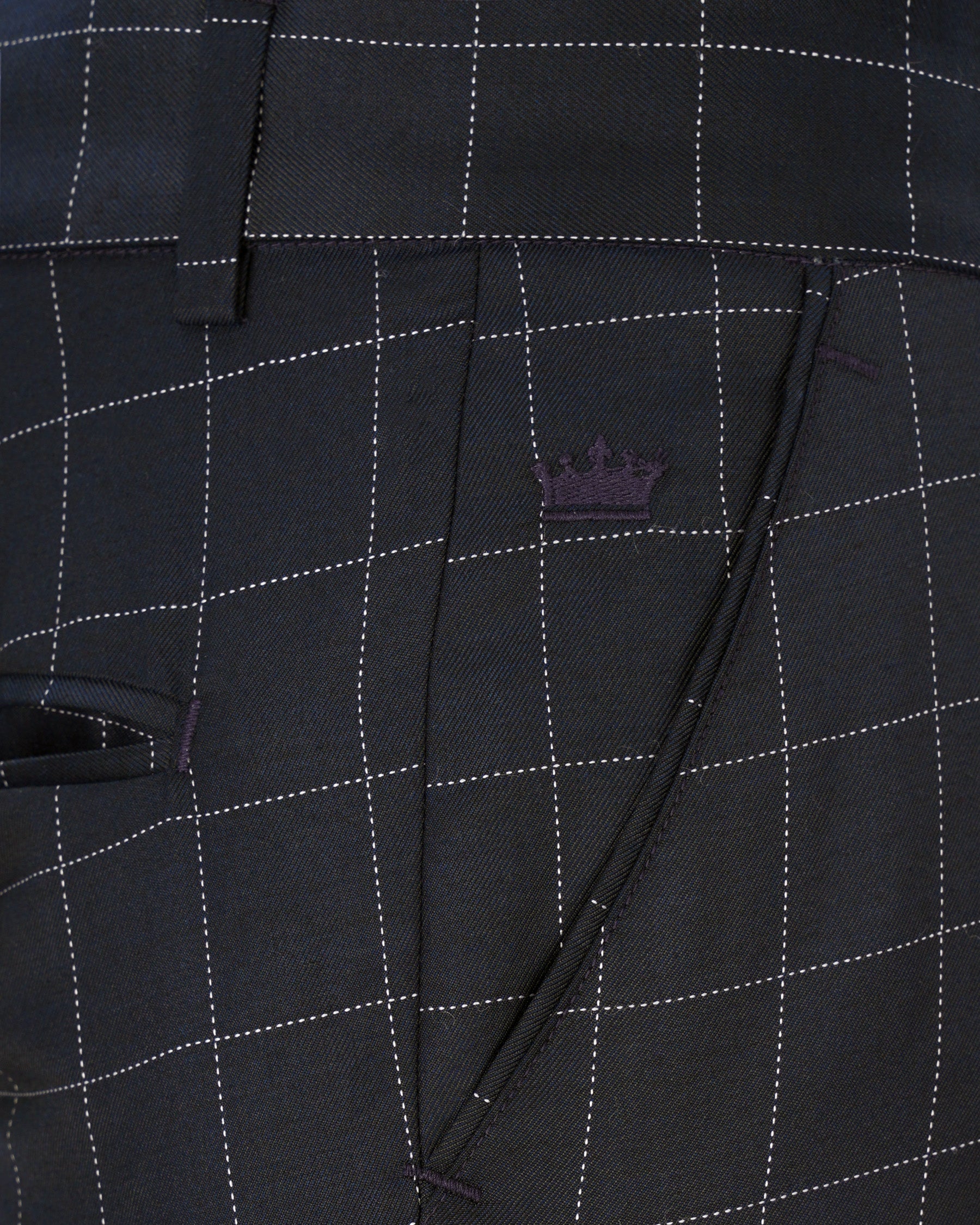 Thunder Blue Windowpane Suit