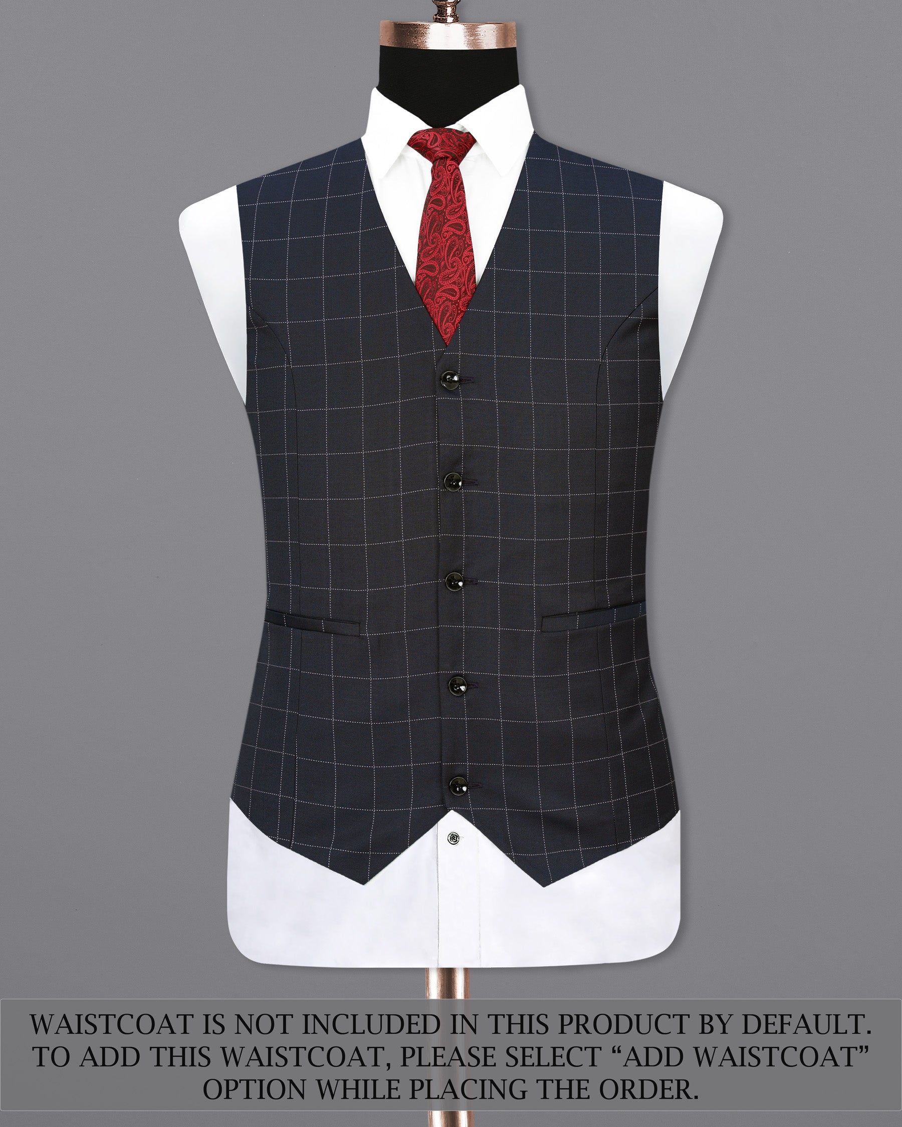 Thunder Blue Windowpane Suit