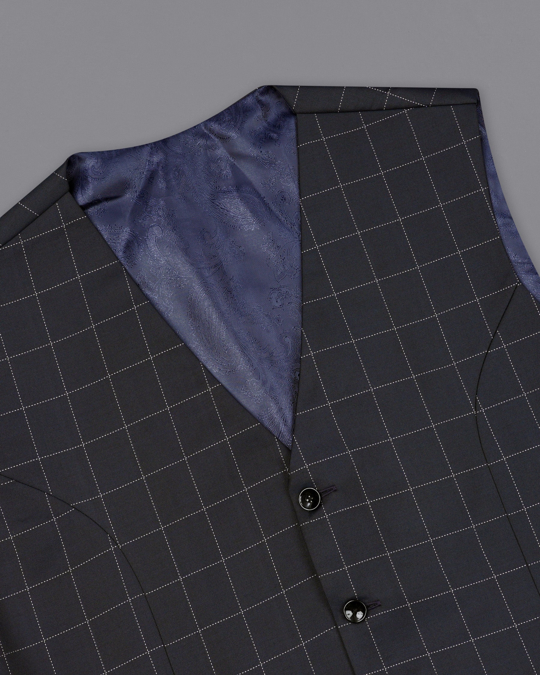 Thunder Blue Windowpane Suit