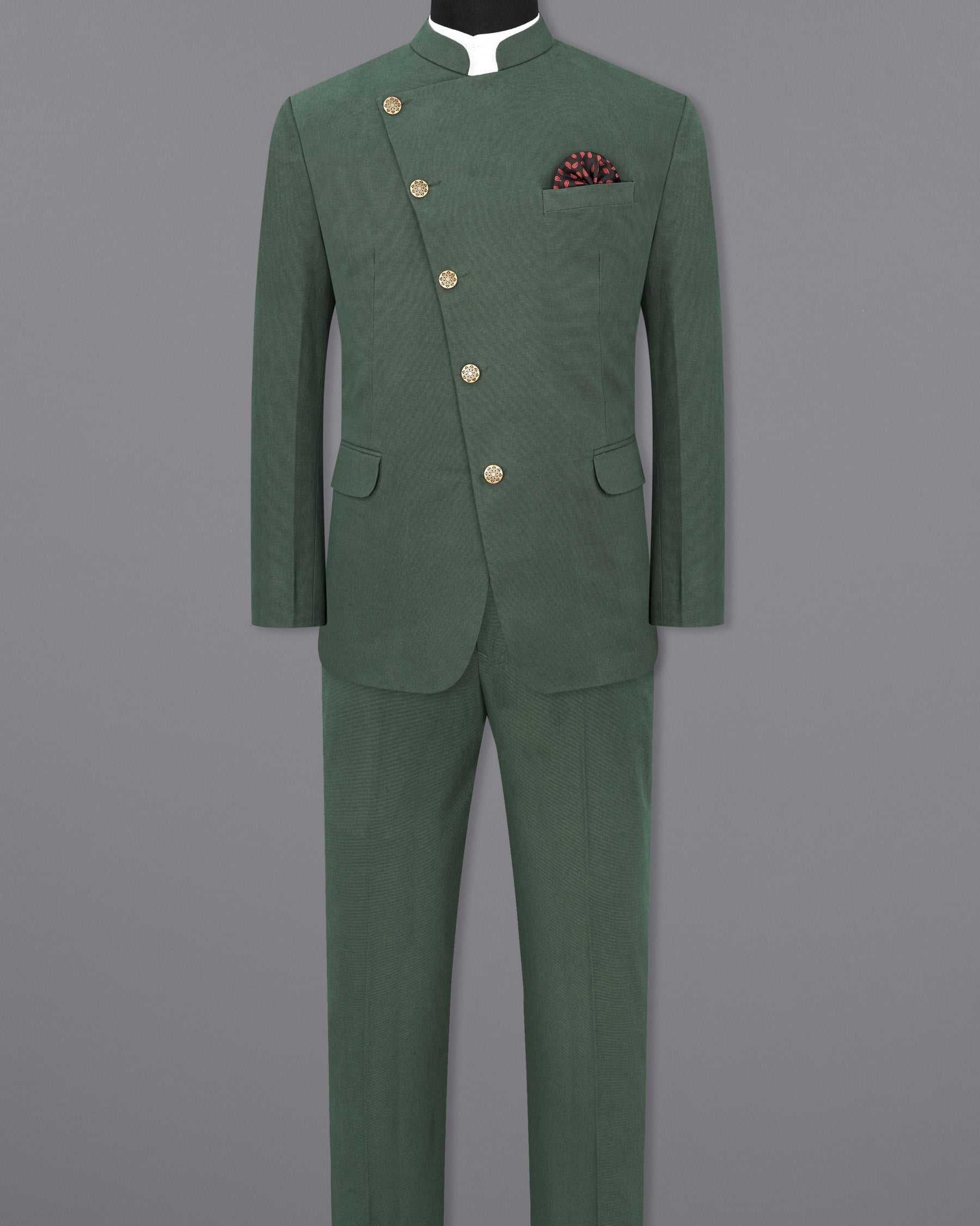 Asparagus Green Cross Buttoned Premium Cotton Bandhgala Suit ST1901-CBG-36, ST1901-CBG-38, ST1901-CBG-40, ST1901-CBG-42, ST1901-CBG-44, ST1901-CBG-46, ST1901-CBG-48, ST1901-CBG-50, ST1901-CBG-52, ST1901-CBG-54, ST1901-CBG-56, ST1901-CBG-58, ST1901-CBG-60