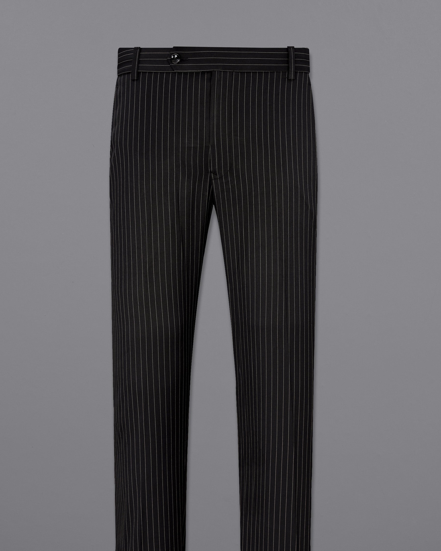 Jade Black Striped Cross Buttoned Bandhgala Suit ST1908-CBG-36, ST1908-CBG-38, ST1908-CBG-40, ST1908-CBG-42, ST1908-CBG-44, ST1908-CBG-46, ST1908-CBG-48, ST1908-CBG-50, ST1908-CBG-52, ST1908-CBG-54, ST1908-CBG-56, ST1908-CBG-58, ST1908-CBG-60