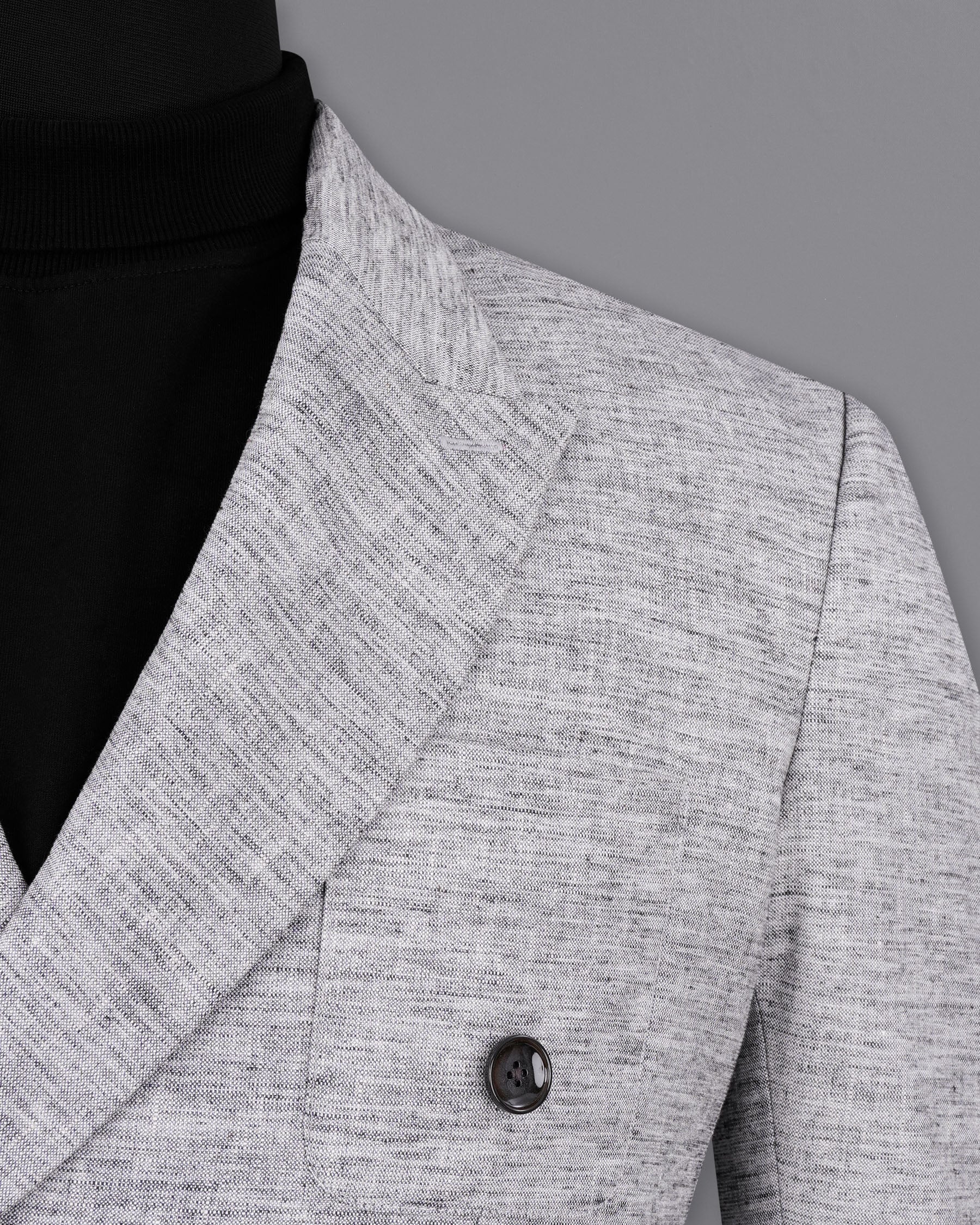 Sandstone Grey Double Breasted Sports Suit