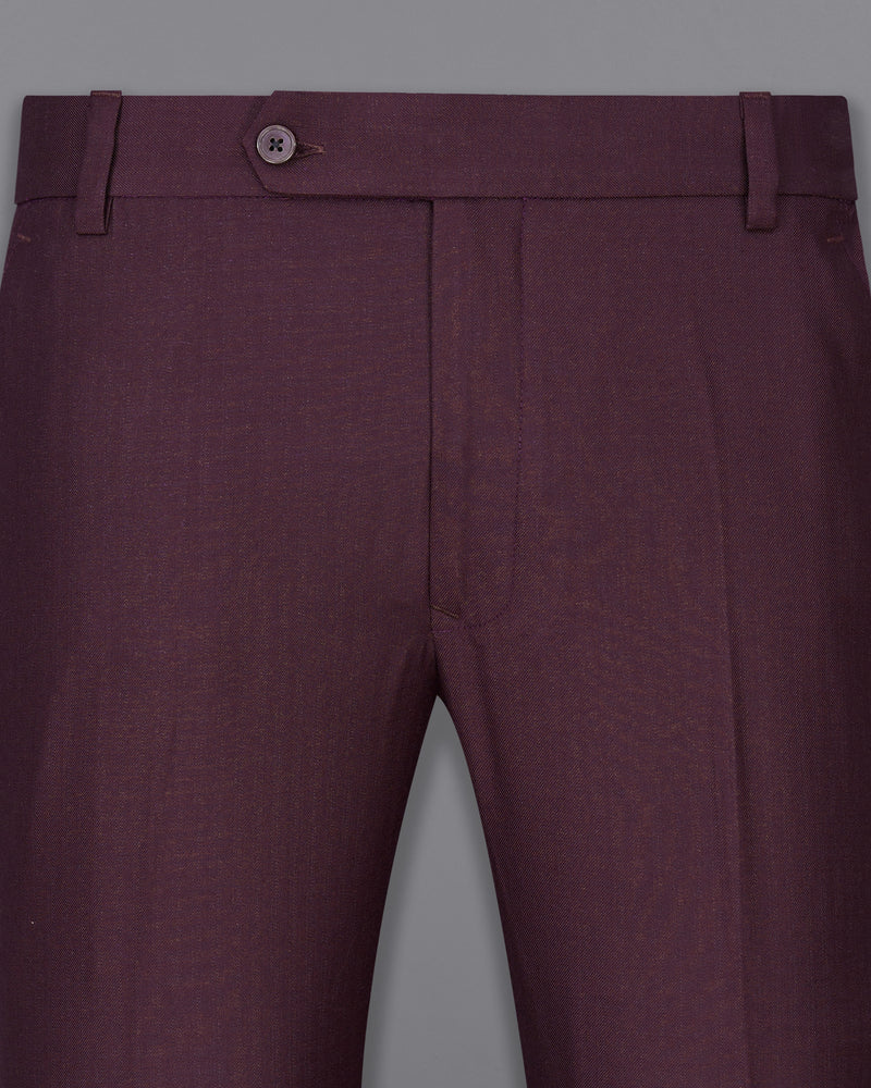 Eclipse Maroon Single Breasted Suit