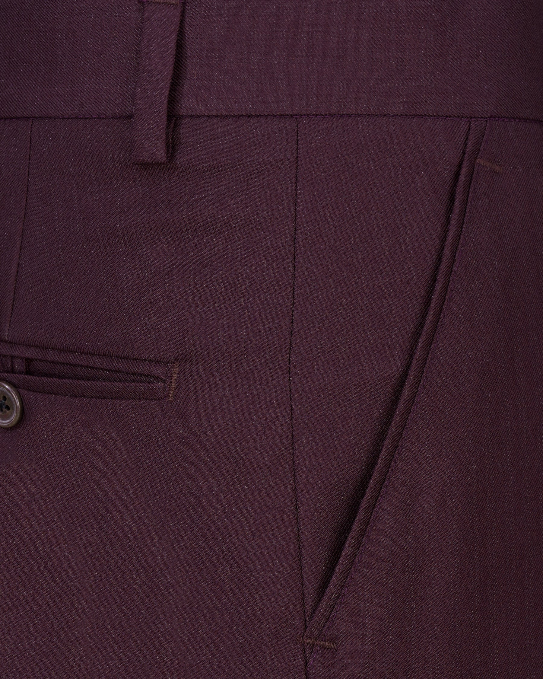 Eclipse Maroon Single Breasted Suit