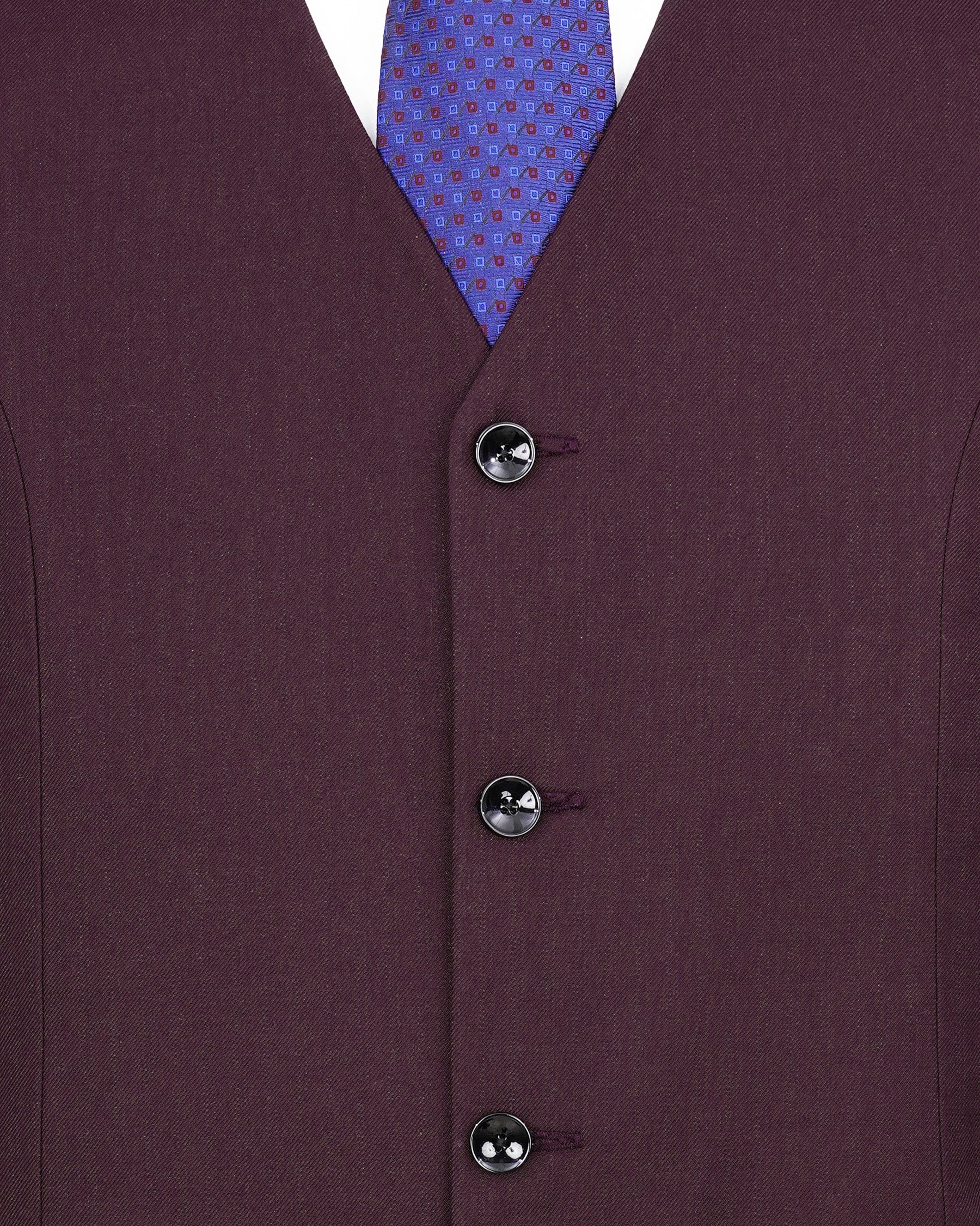 Eclipse Maroon Single Breasted Suit