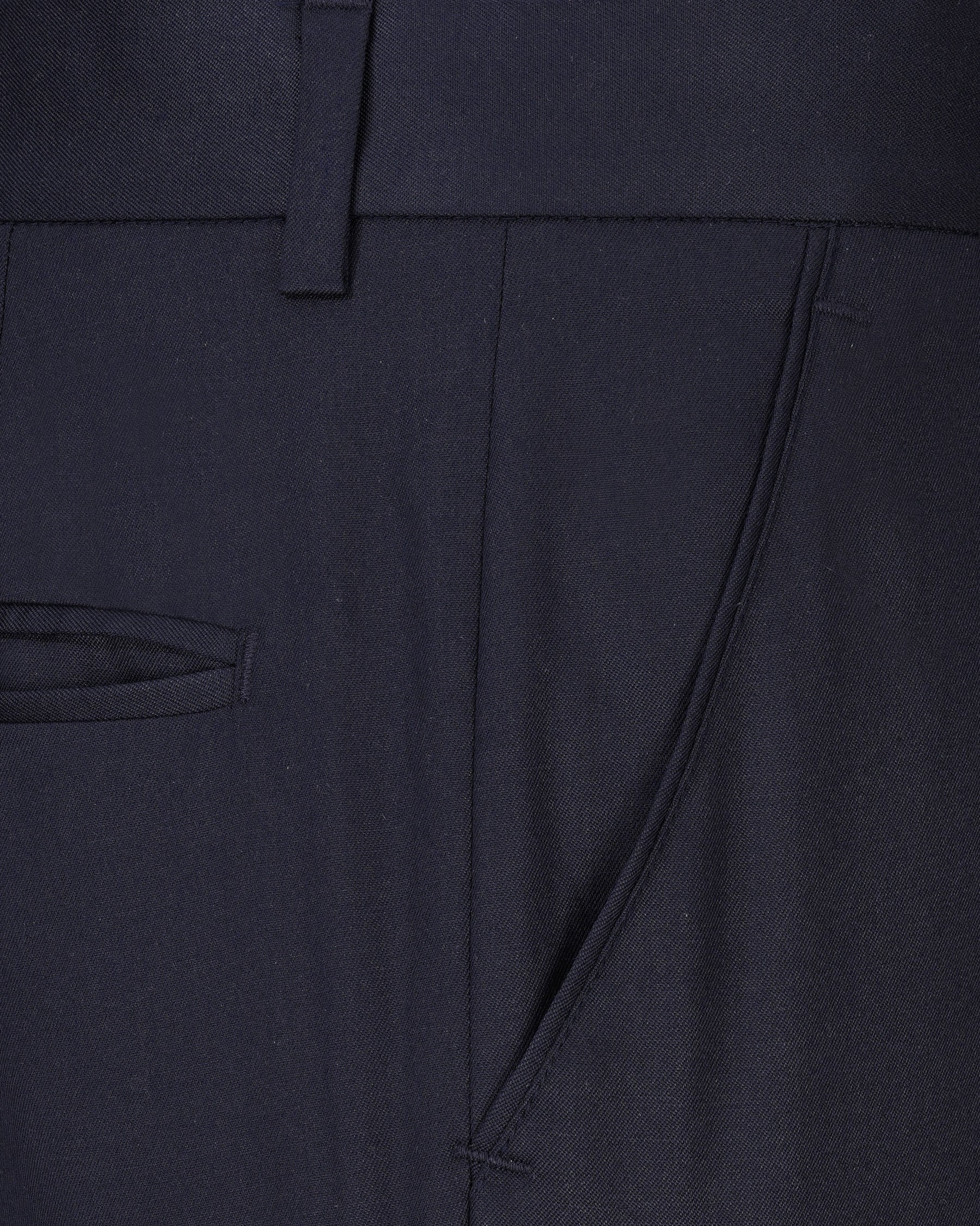 Gunmetal Navy Blue Single Breasted Suit