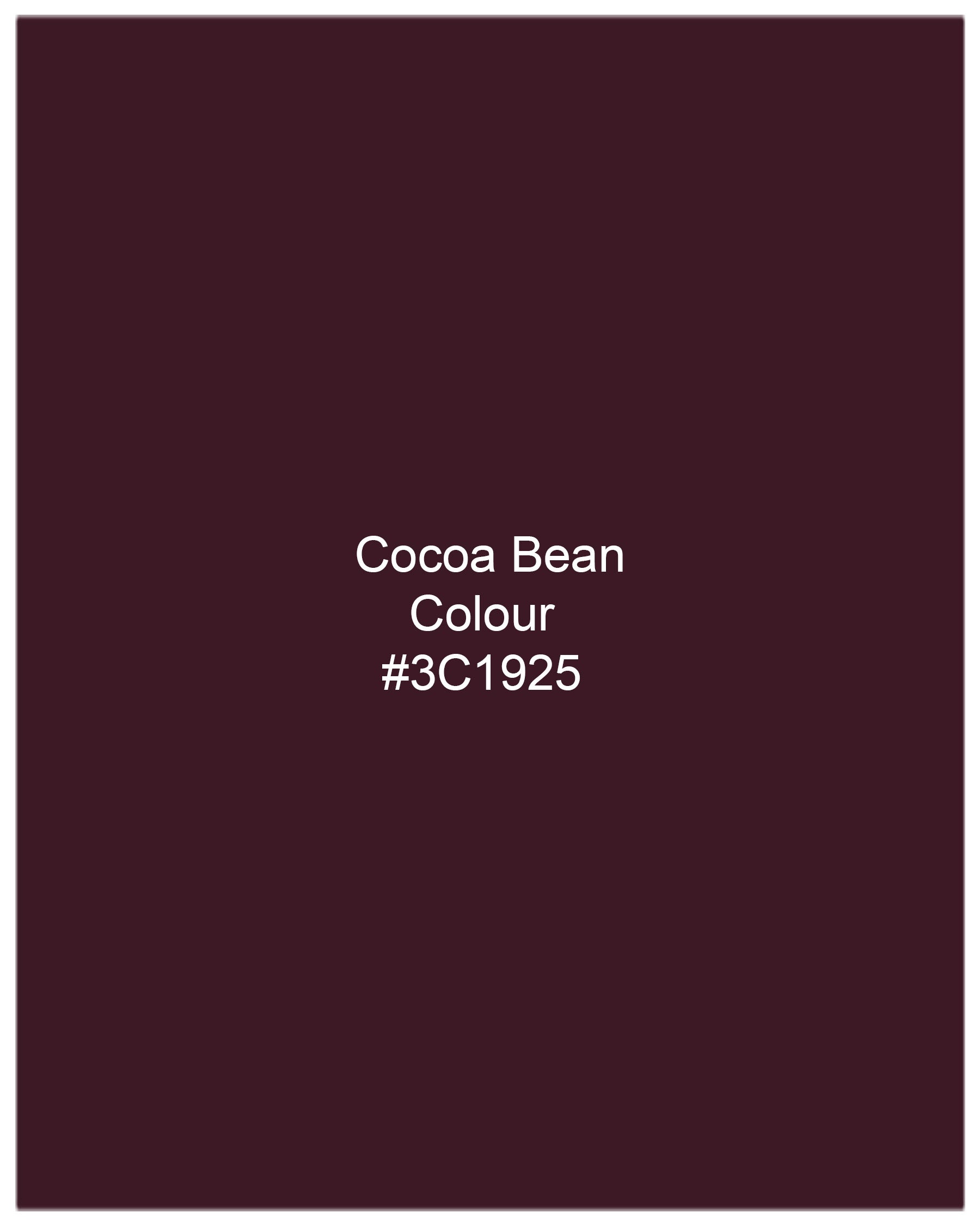 Cocoa Bean Maroon Double Breasted Suit