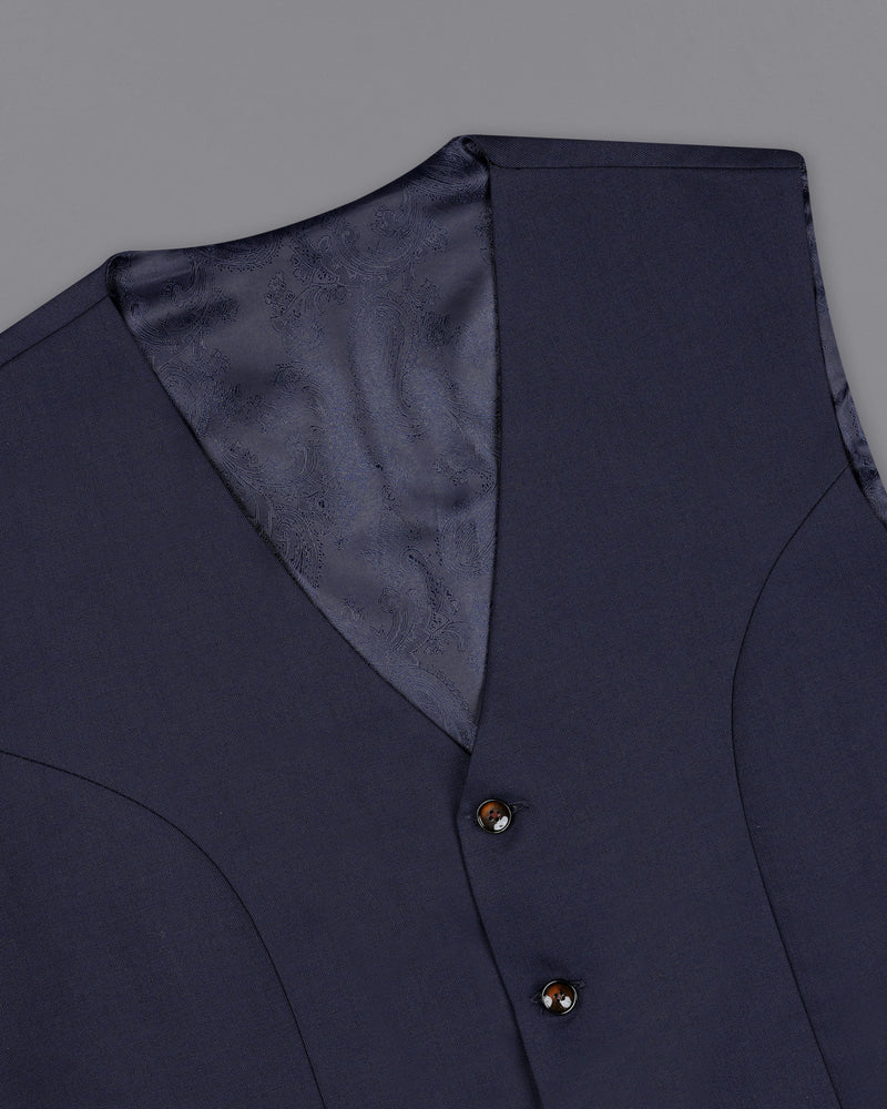 Bleached Cedar Blue Double Breasted Suit