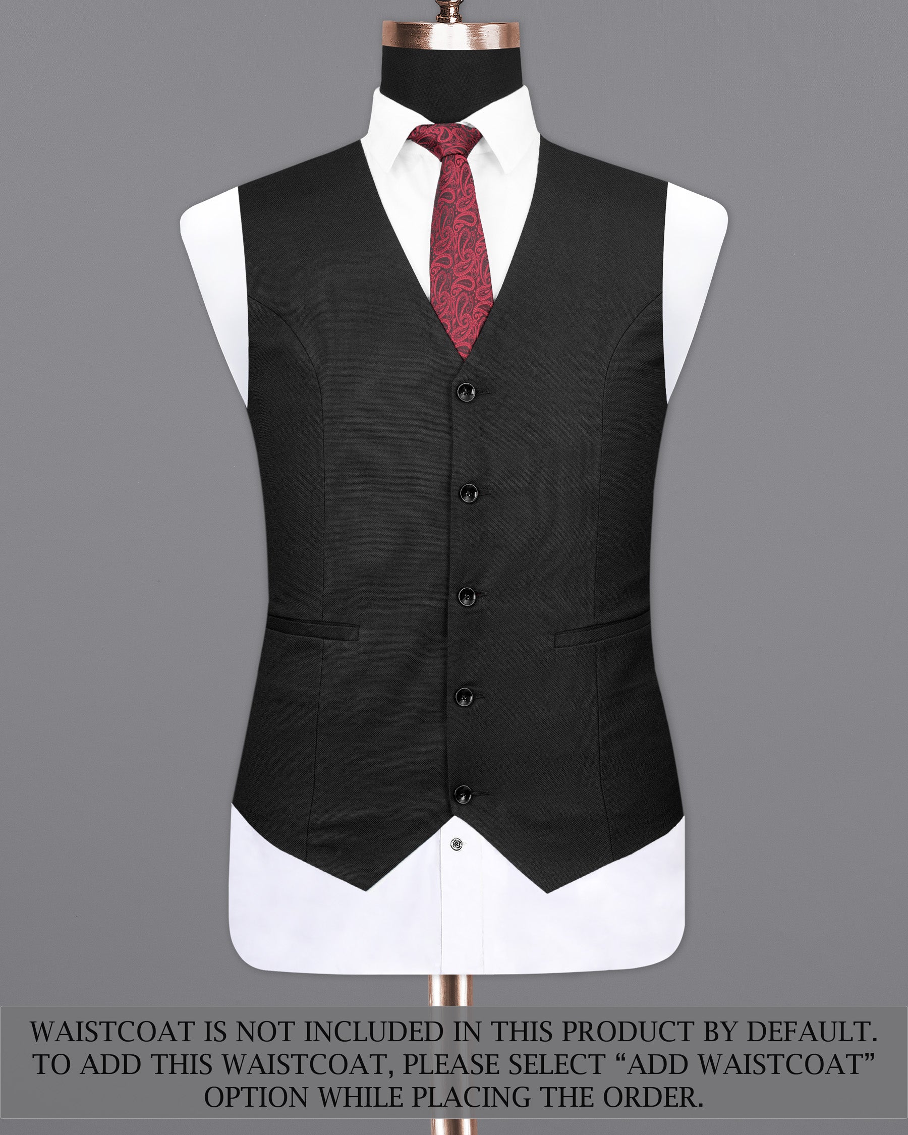 Jade Black Single Breasted Suit