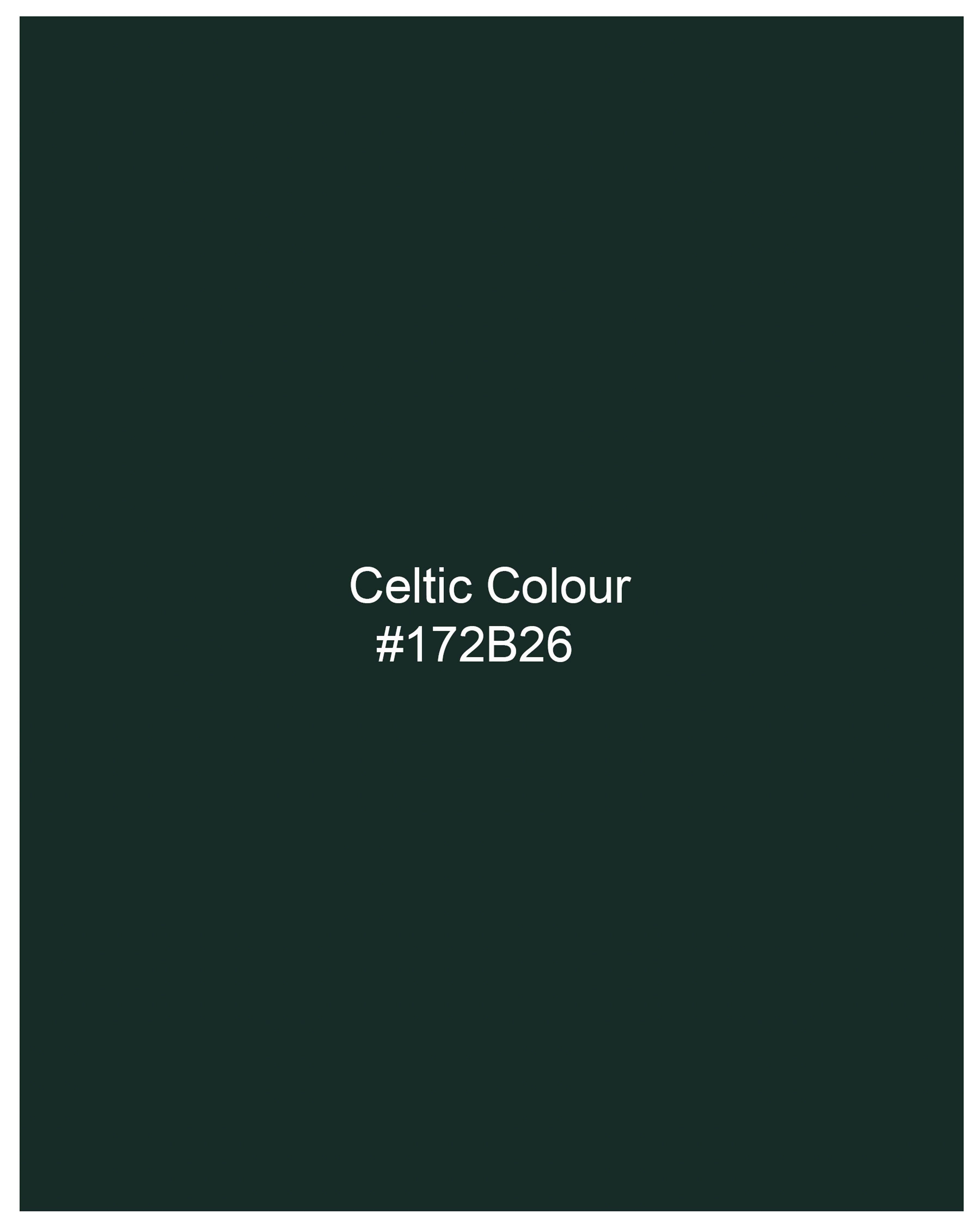 Celtic Green Single Breasted Suit