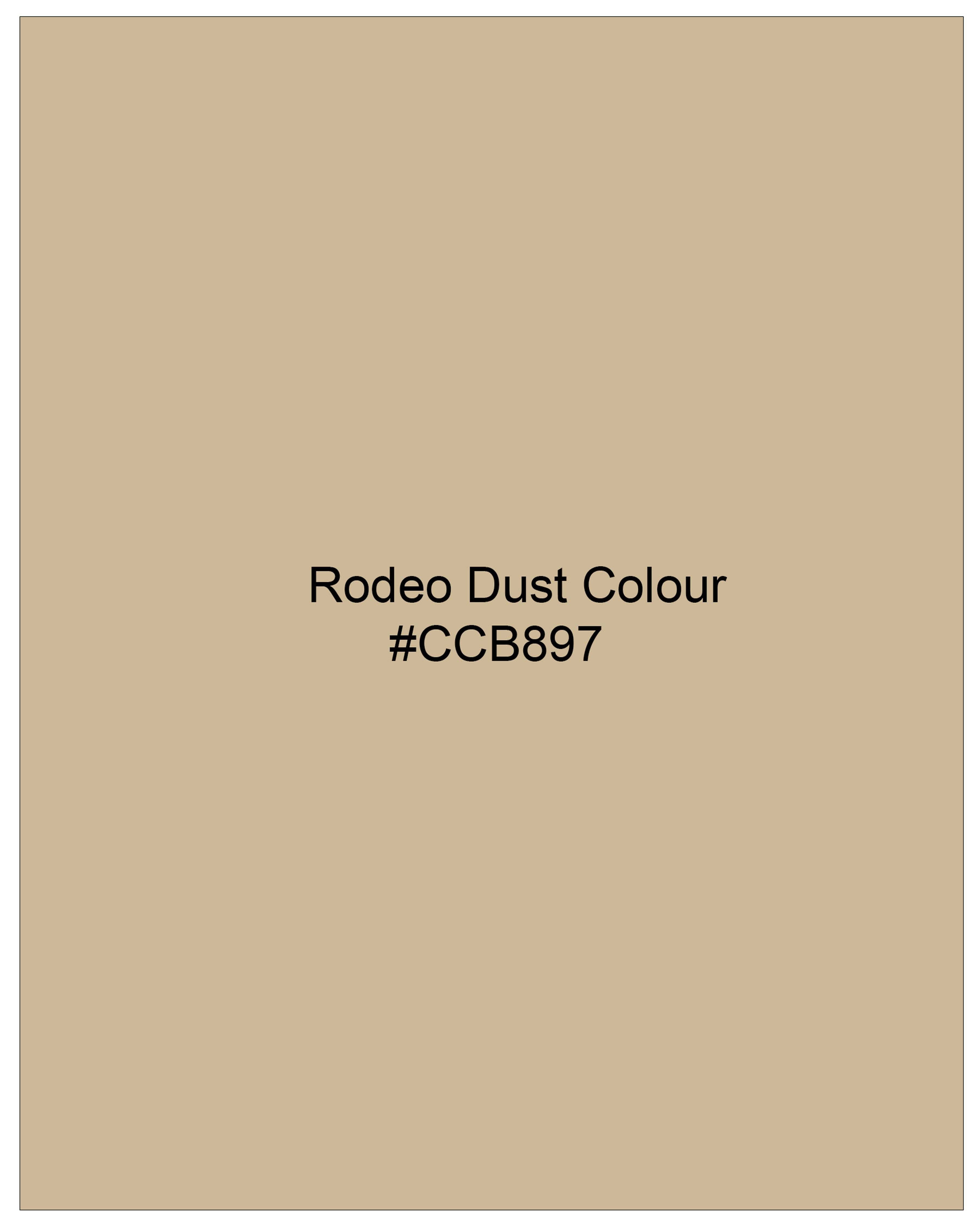 Rodeo Dust Cream Double Breasted Suit