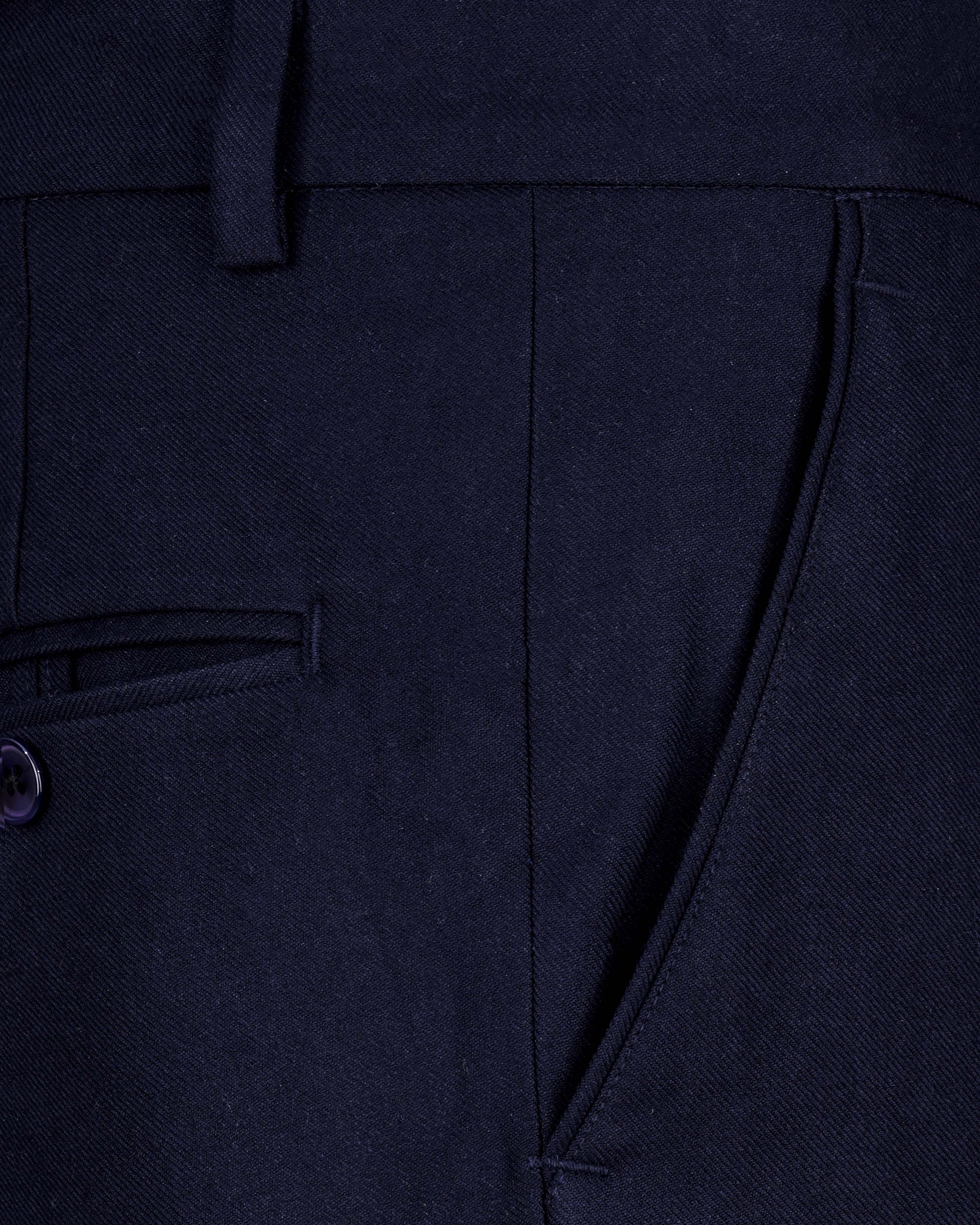 Mirage Blue Pure Wool Single Breasted Suit