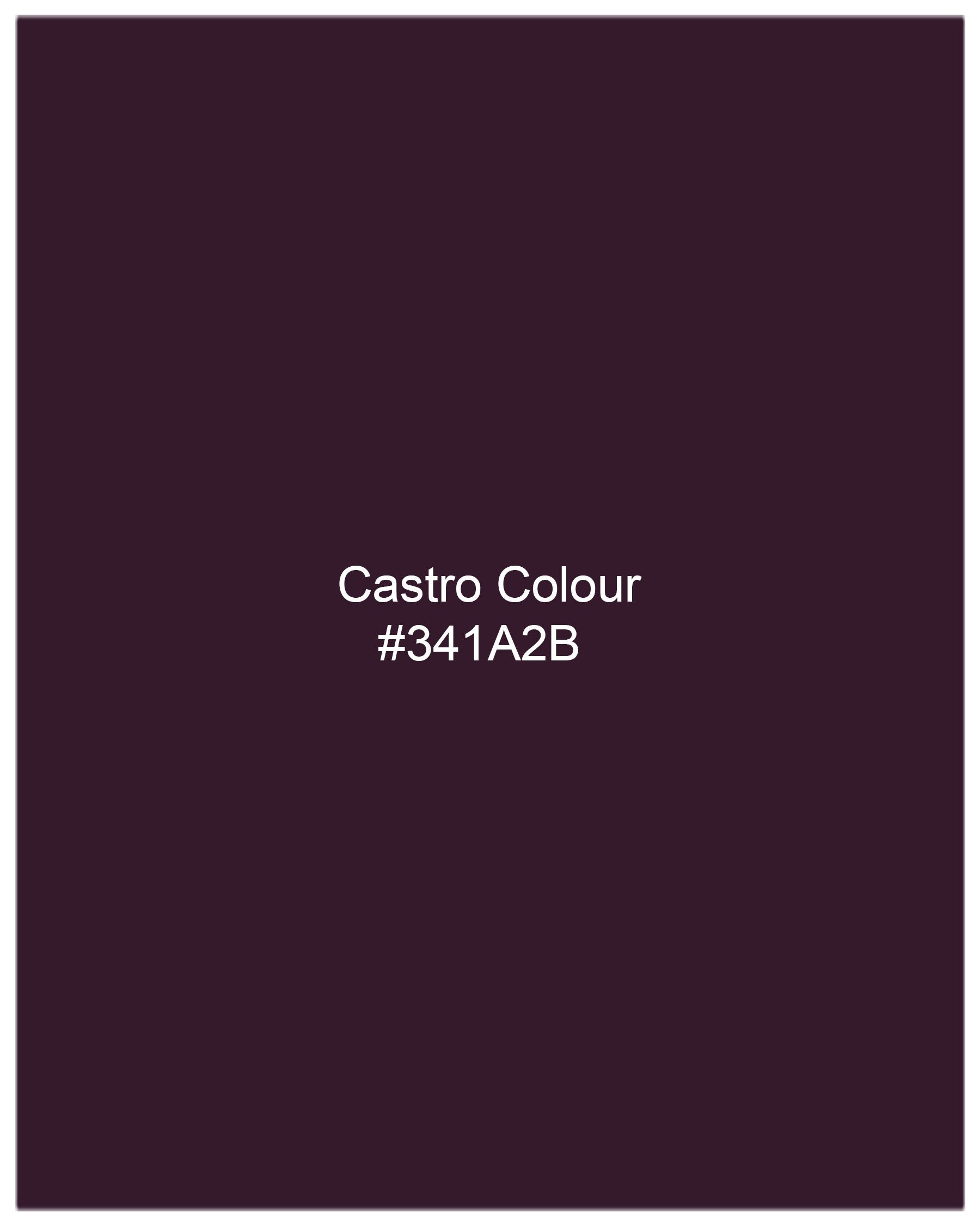 Castro Wine Tuxedo Suit