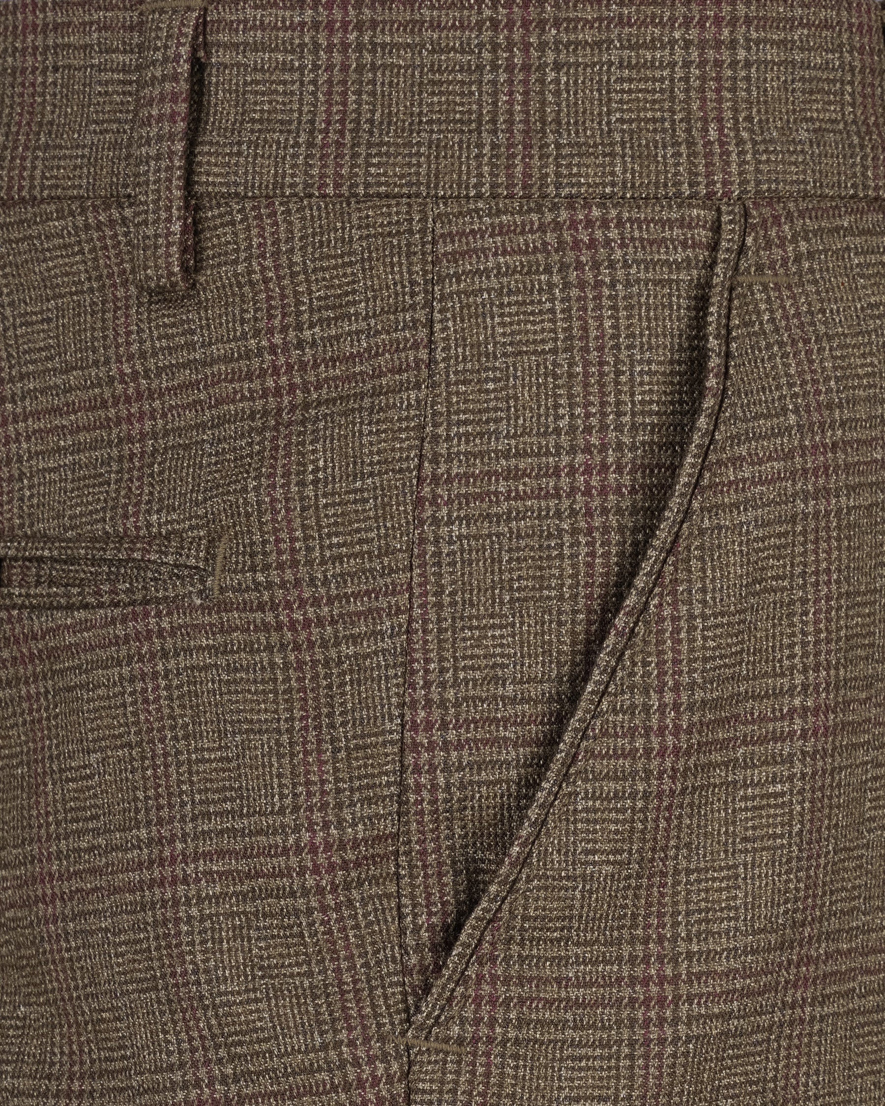 Hemlock Brown Plaid Double Breasted Wool Sports Suit