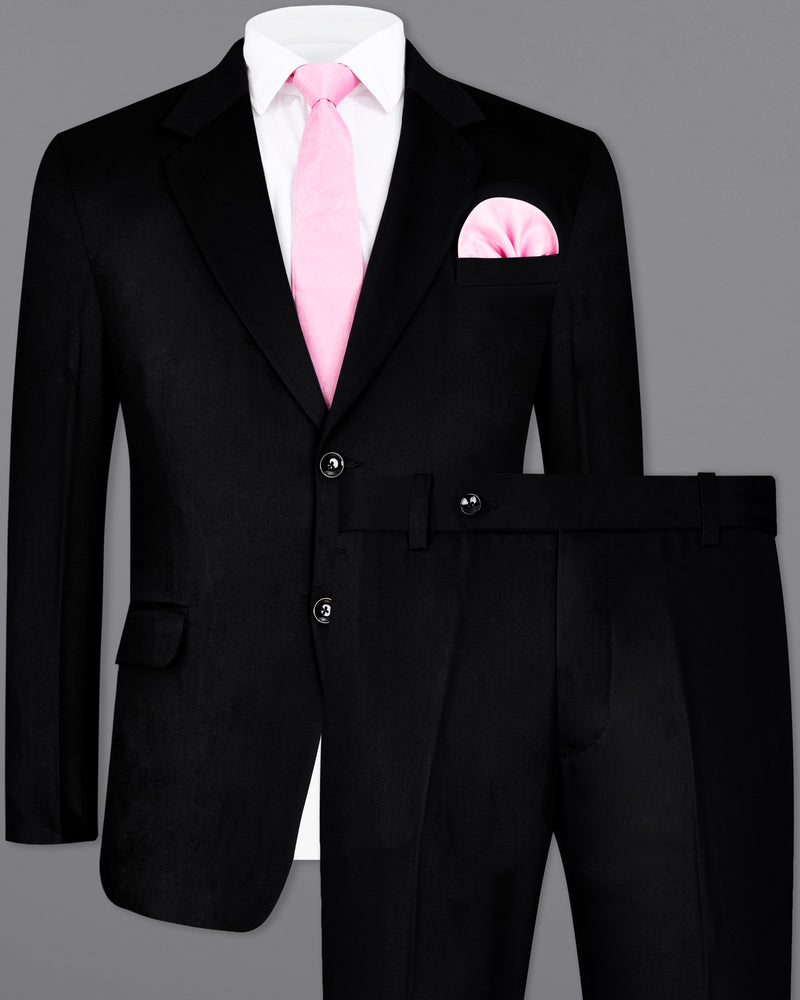 JADE BLACK SUBTLE SHEEN SUIT