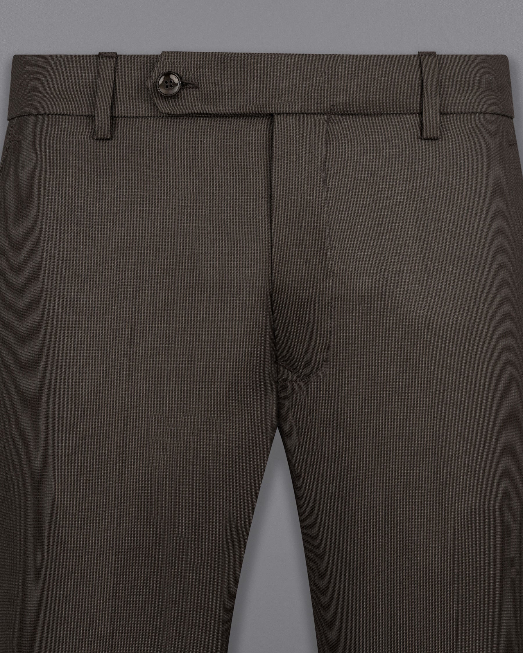 Kilamanjaro Brown Belt Closure Designer Suit