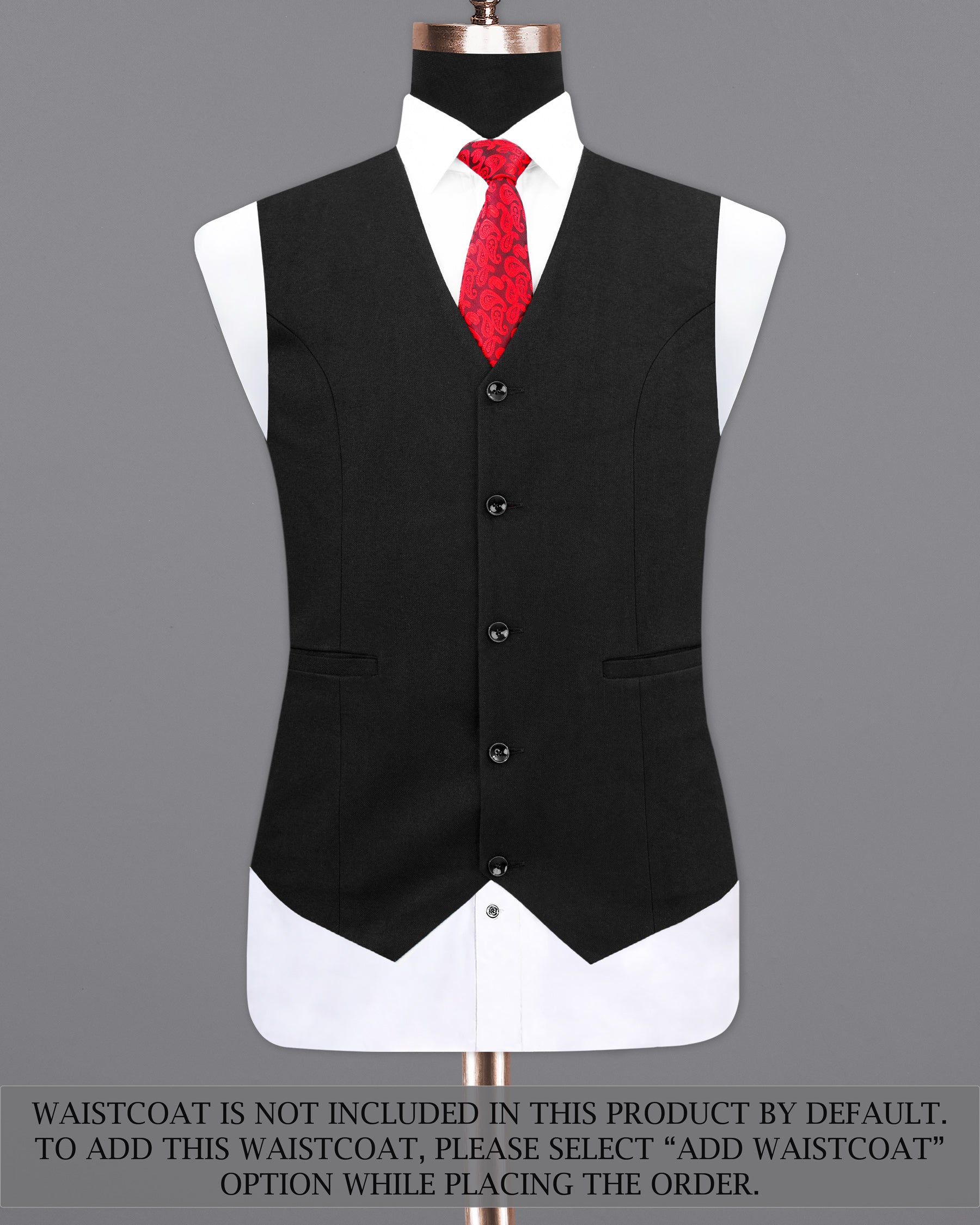 Jade Black Wool Rich Single Breasted Suit