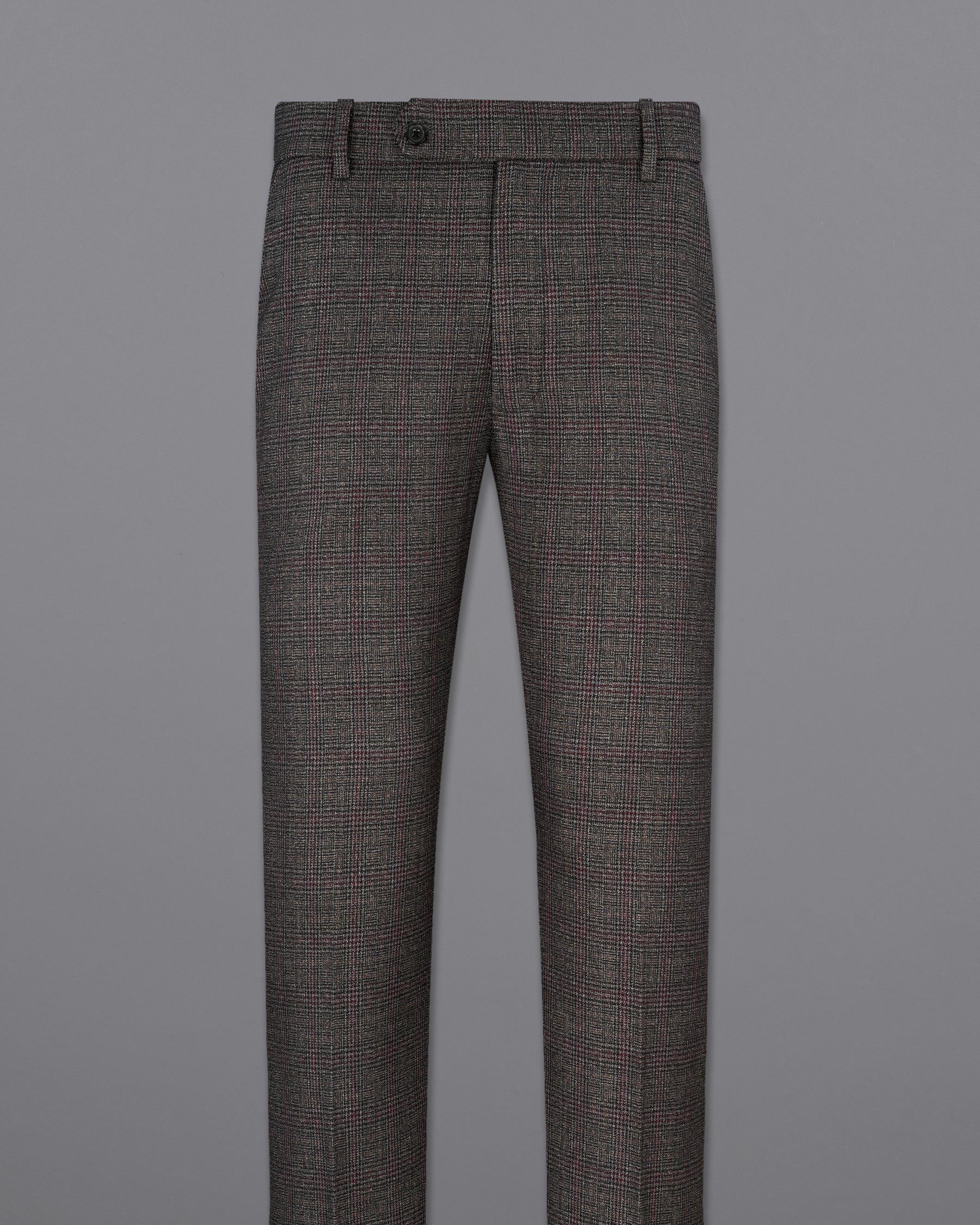Fedora Sliver Plaid Wool Rich Suit