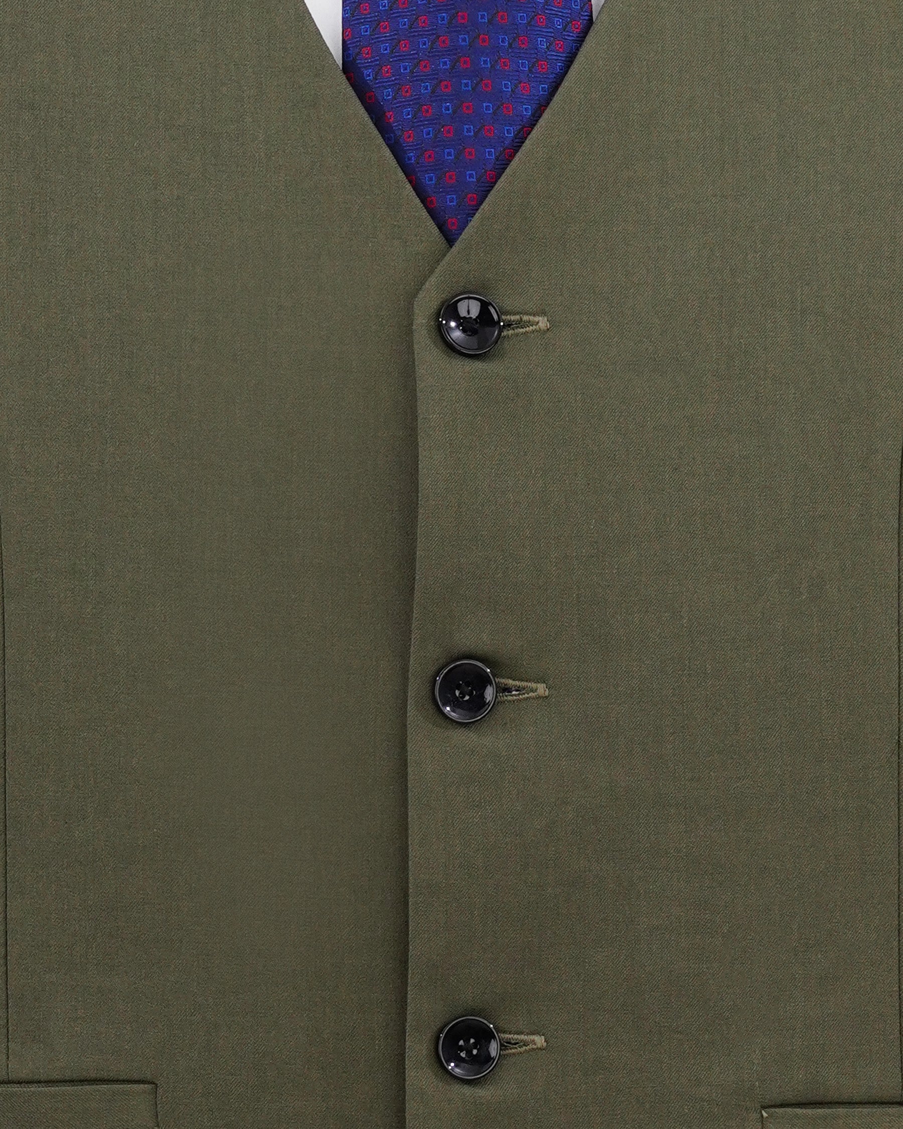 Rifle Green Single Breasted Suit