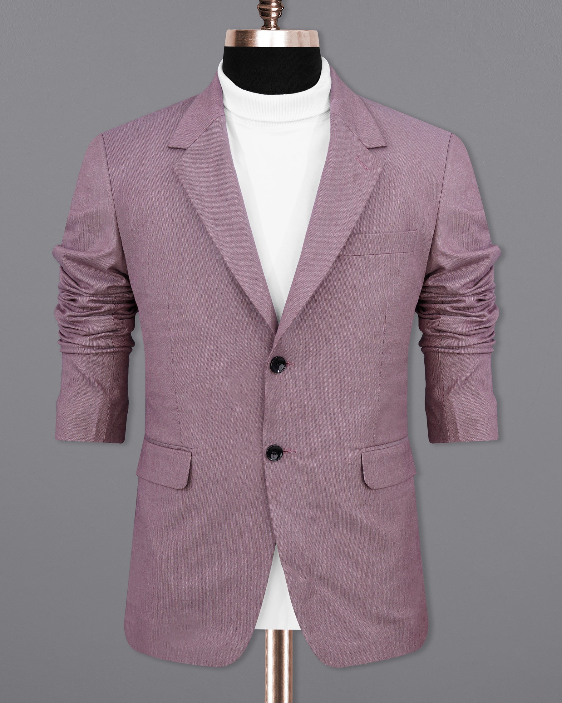 Cinereous Pink Premium Cotton Single Breasted Suit ST2146-SB-36, ST2146-SB-38, ST2146-SB-40, ST2146-SB-42, ST2146-SB-44, ST2146-SB-46, ST2146-SB-48, ST2146-SB-50, ST2146-SB-52, ST2146-SB-54, ST2146-SB-56, ST2146-SB-58, ST2146-SB-60