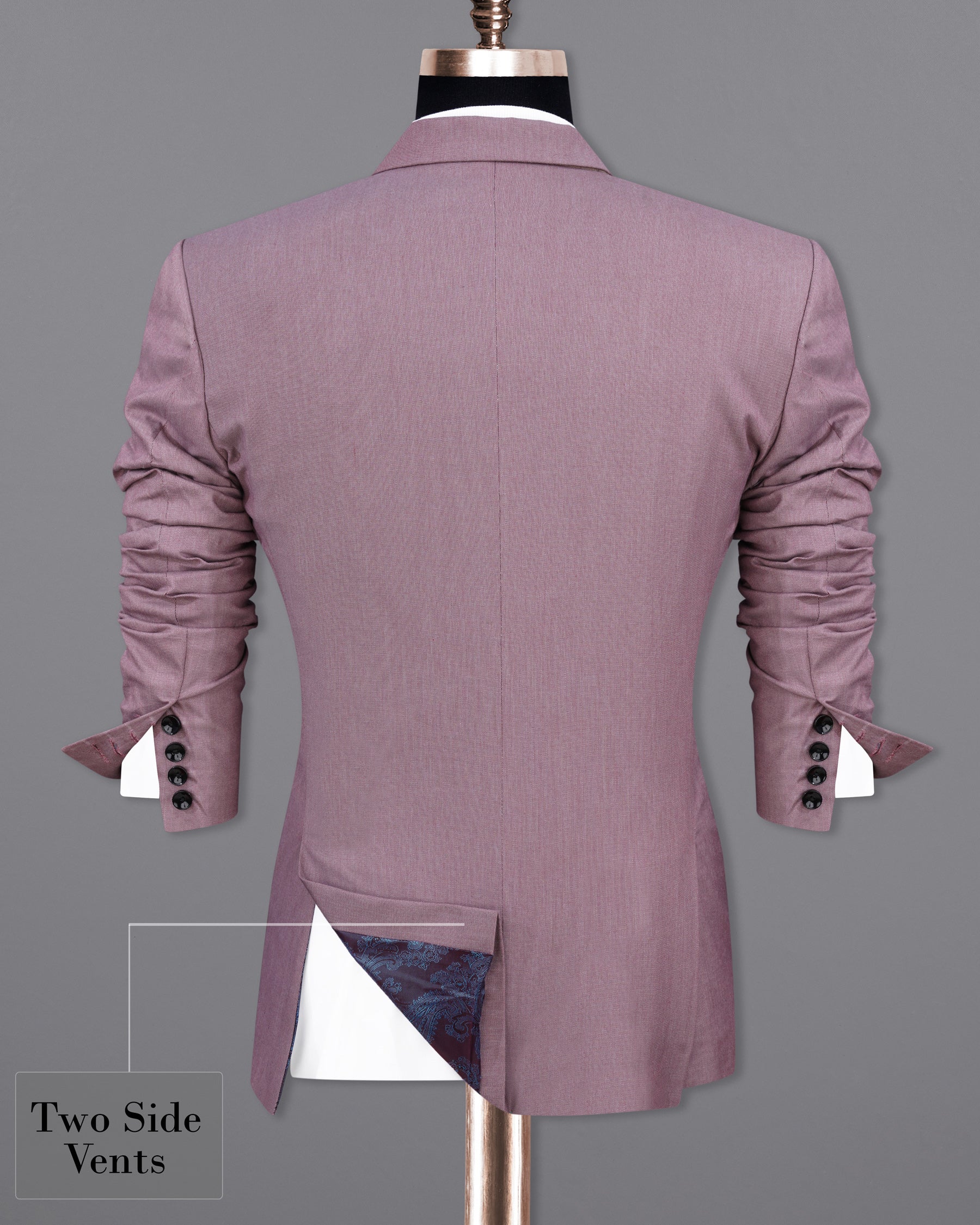 Cinereous Pink Premium Cotton Single Breasted Suit ST2146-SB-36, ST2146-SB-38, ST2146-SB-40, ST2146-SB-42, ST2146-SB-44, ST2146-SB-46, ST2146-SB-48, ST2146-SB-50, ST2146-SB-52, ST2146-SB-54, ST2146-SB-56, ST2146-SB-58, ST2146-SB-60