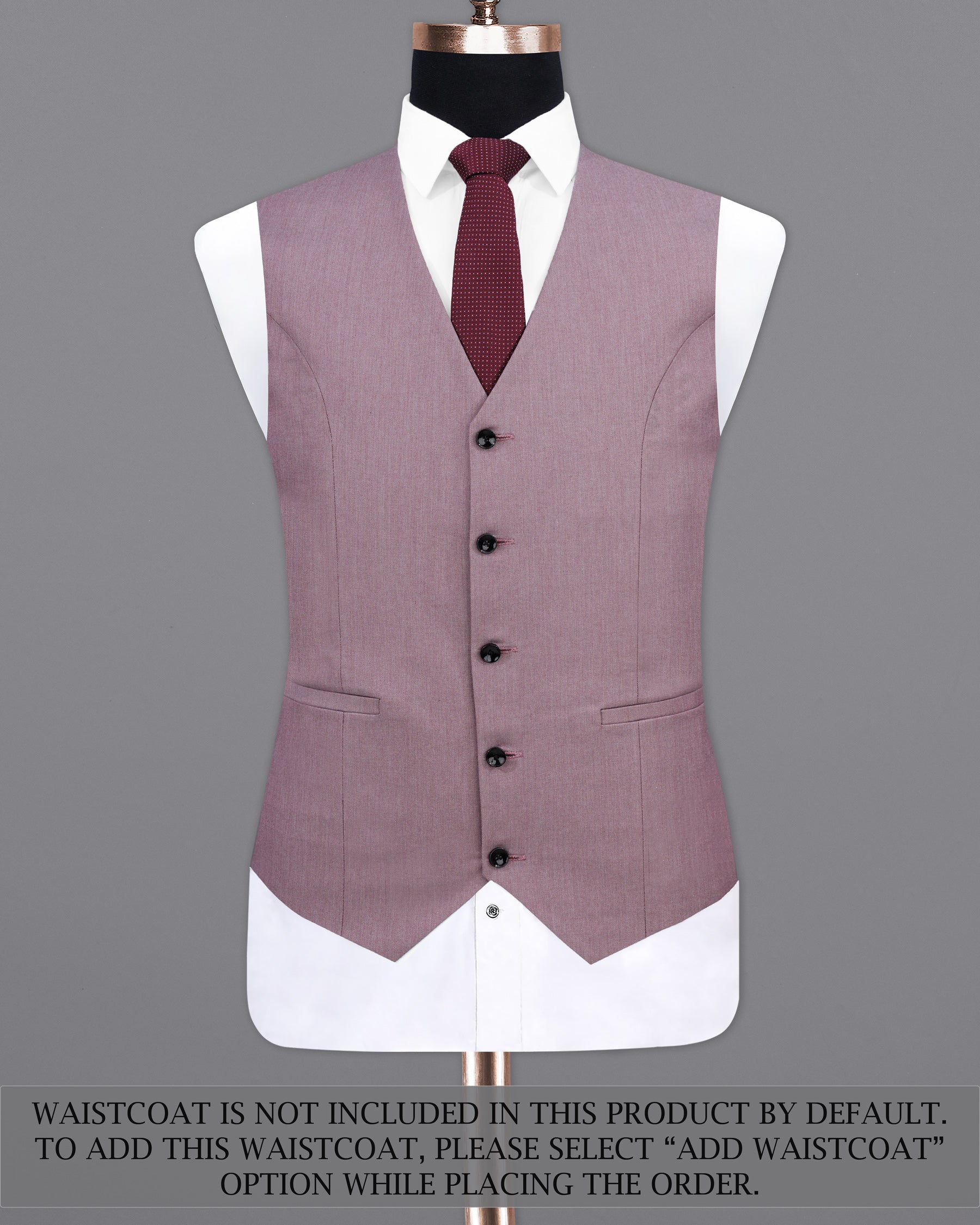 Cinereous Pink Premium Cotton Single Breasted Suit ST2146-SB-36, ST2146-SB-38, ST2146-SB-40, ST2146-SB-42, ST2146-SB-44, ST2146-SB-46, ST2146-SB-48, ST2146-SB-50, ST2146-SB-52, ST2146-SB-54, ST2146-SB-56, ST2146-SB-58, ST2146-SB-60