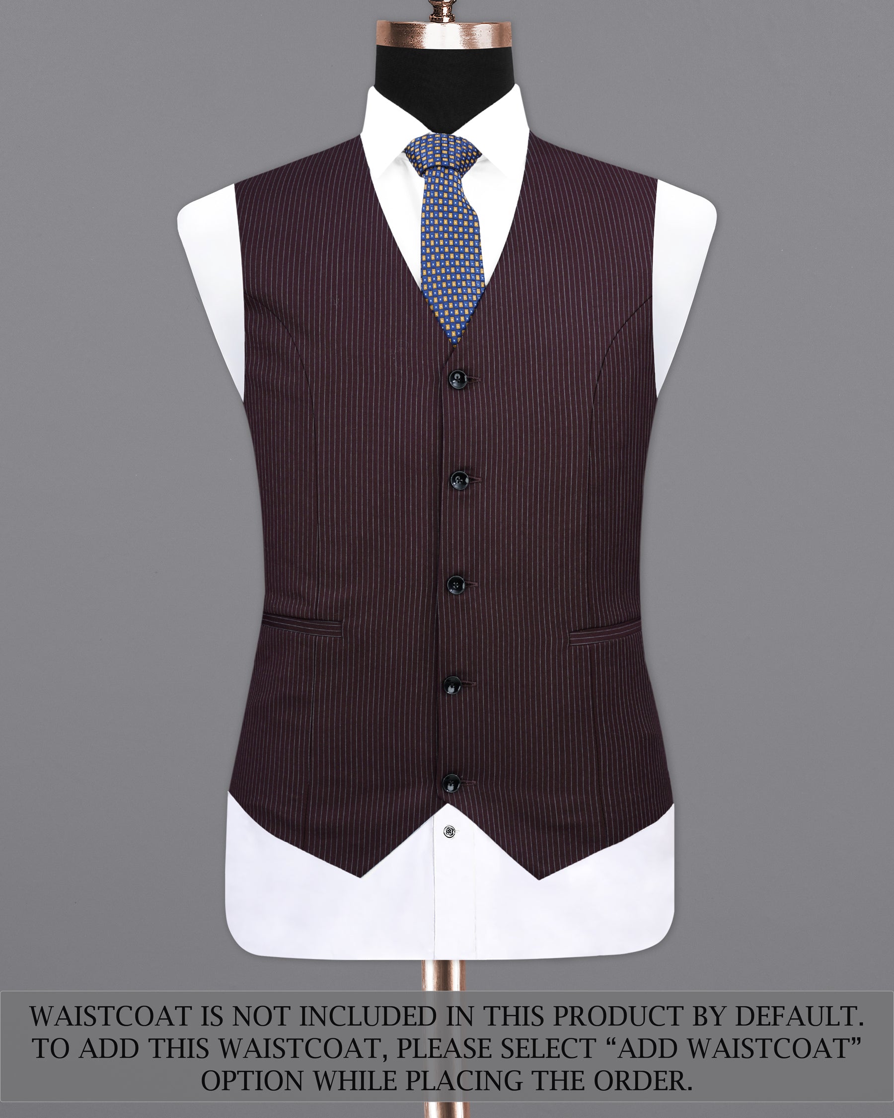 Eclipse Maroon with StarDust Gray Striped Single Breasted Suit ST2148-SB-36, ST2148-SB-38, ST2148-SB-40, ST2148-SB-42, ST2148-SB-44, ST2148-SB-46, ST2148-SB-48, ST2148-SB-50, ST2148-SB-52, ST2148-SB-54, ST2148-SB-56, ST2148-SB-58, ST2148-SB-60