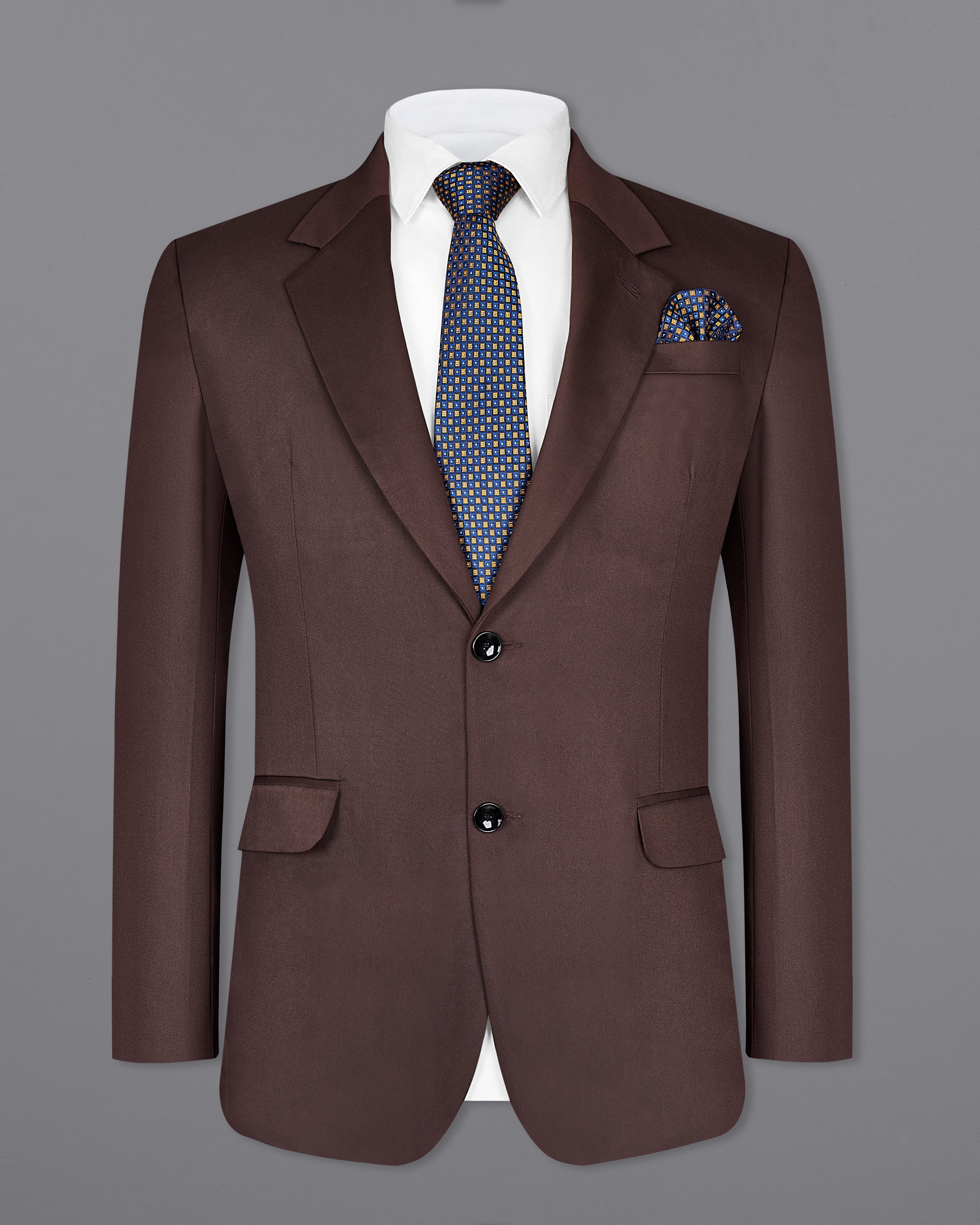 Matterhorn Brown Single Breasted Suit ST2244-SB-36, ST2244-SB-38, ST2244-SB-40, ST2244-SB-42, ST2244-SB-44, ST2244-SB-46, ST2244-SB-48, ST2244-SB-50, ST2244-SB-52, ST2244-SB-54, ST2244-SB-56, ST2244-SB-58, ST2244-SB-60
