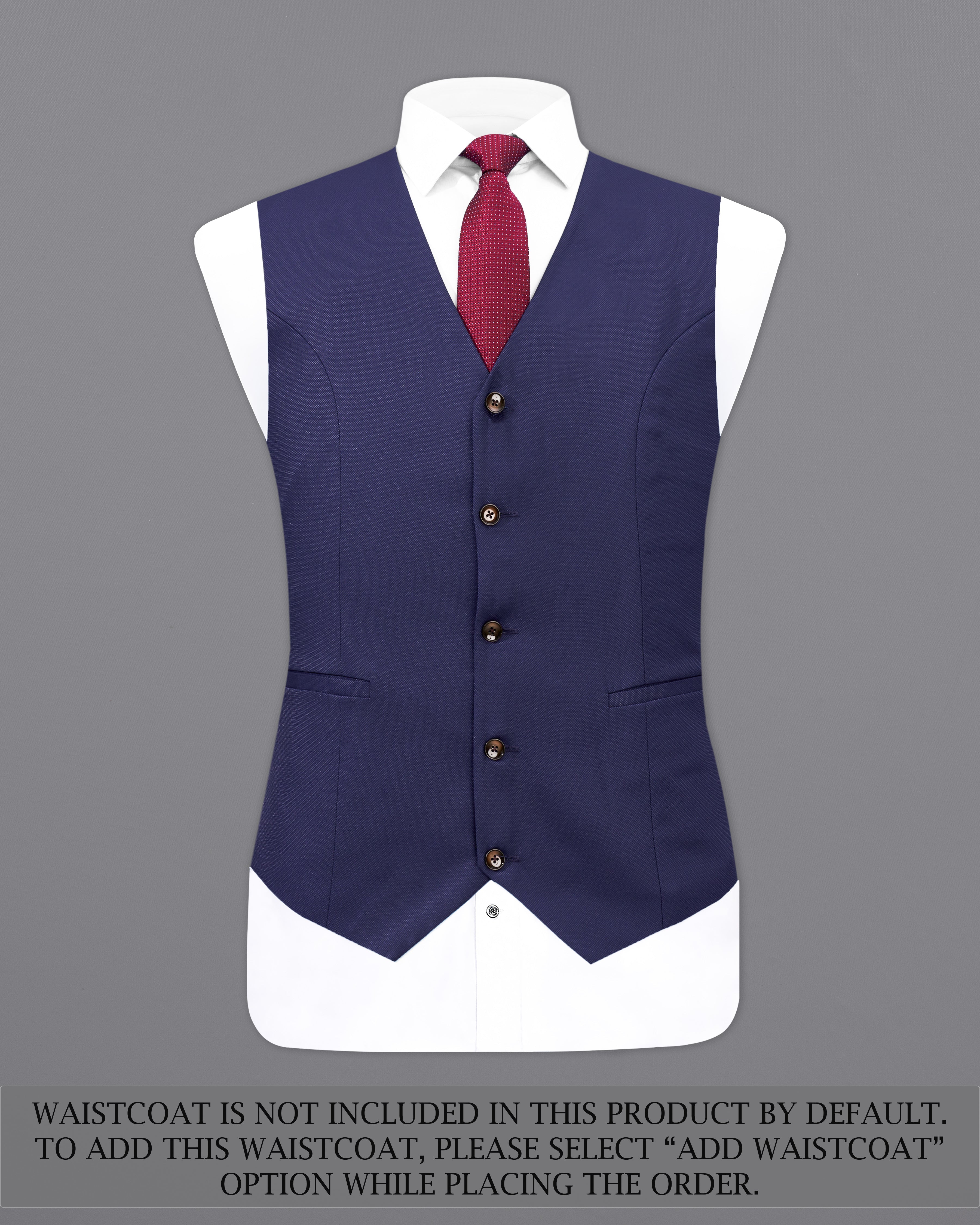 Ebony Clay Navy Blue Double Breasted Suit