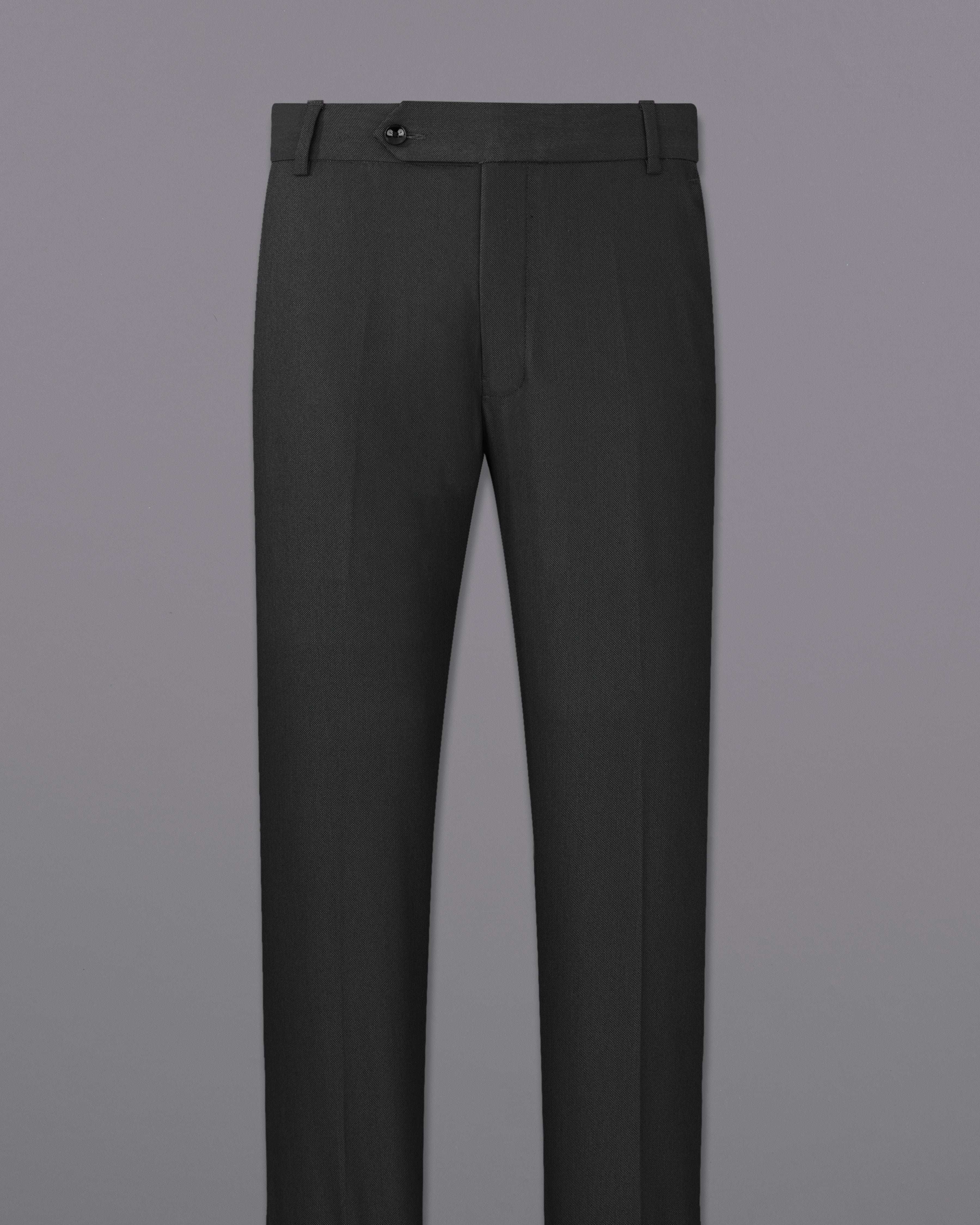 Charcoal Gray Premium Cotton Bandhgala Suit