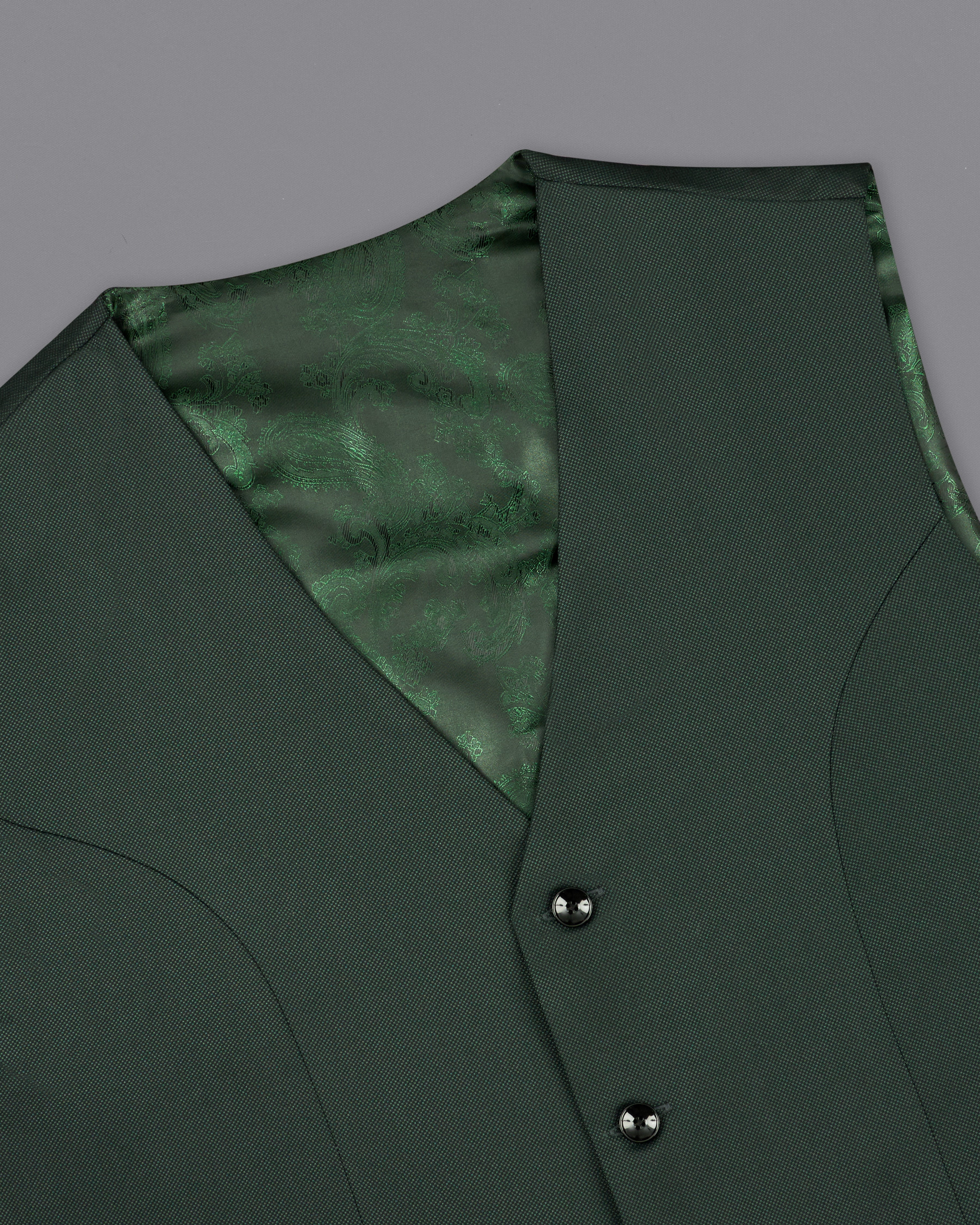 Heavy Metal Green Double Breasted Suit