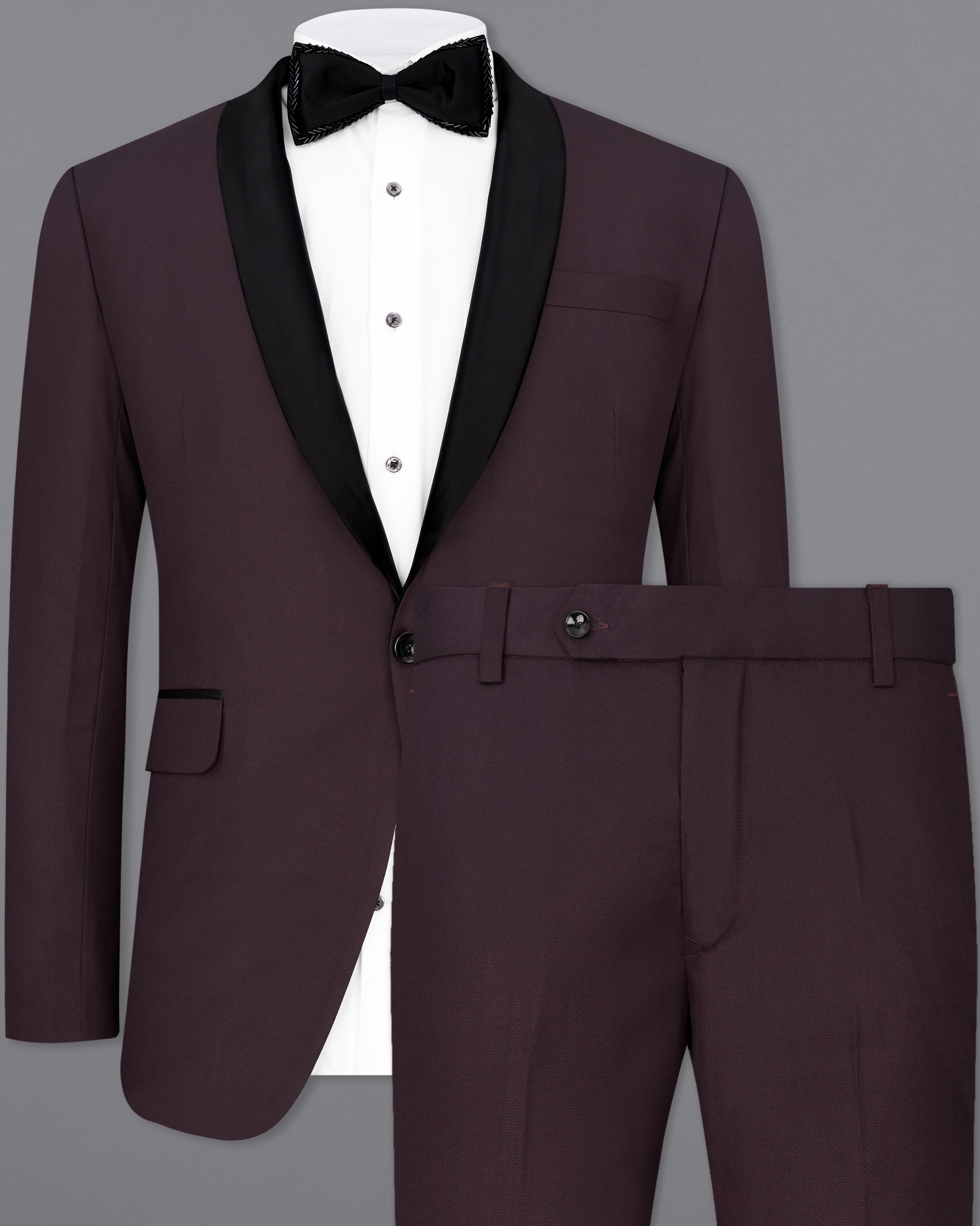 Ike Behar - Burgundy Marbella Tuxedo | Volle's Bridal & Boutique