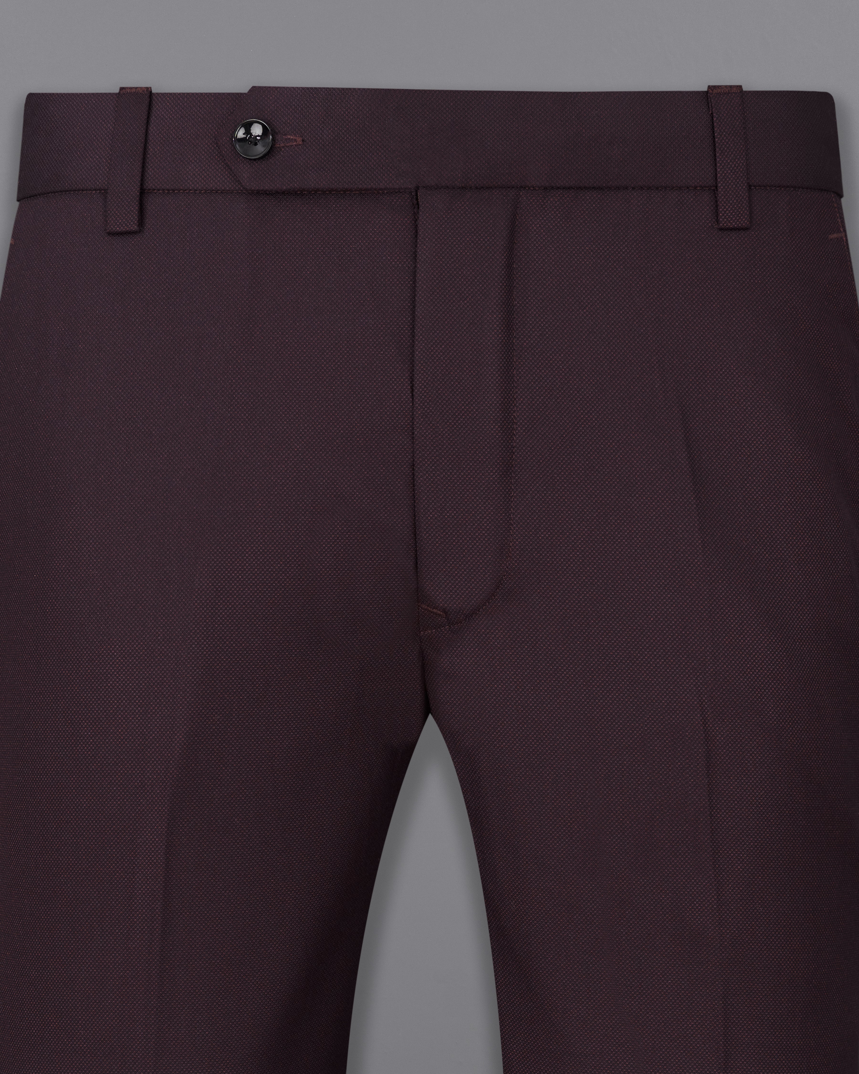 Aubergine Maroon Cross Buttoned Bandhgala Suit ST2291-CBG-36, ST2291-CBG-38, ST2291-CBG-40, ST2291-CBG-42, ST2291-CBG-44, ST2291-CBG-46, ST2291-CBG-48, ST2291-CBG-50, ST2291-CBG-52, ST2291-CBG-54, ST2291-CBG-56, ST2291-CBG-58, ST2291-CBG-60