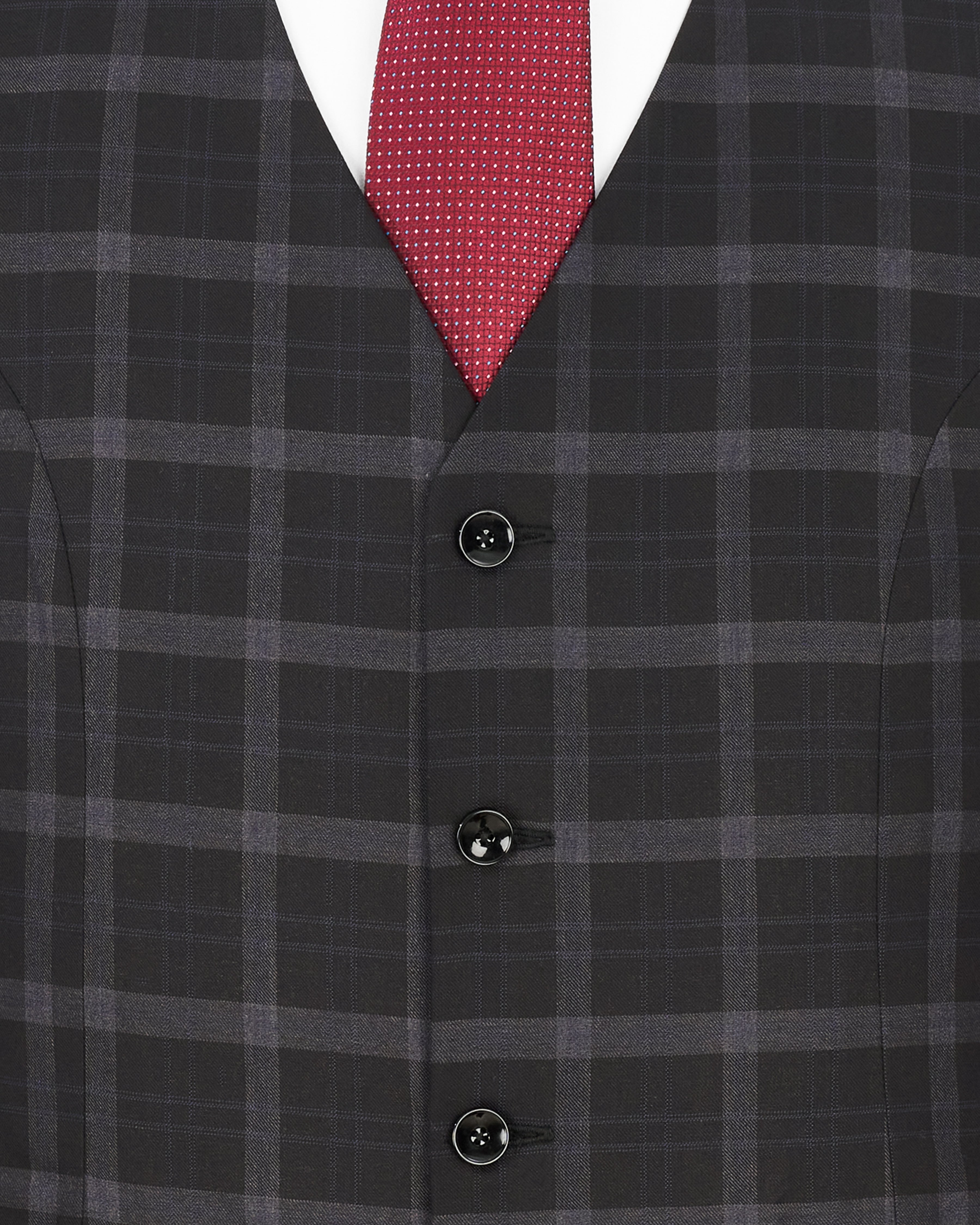 Bleached Cedar Black Plaid Single Breasted Suit ST2294-SB-36, ST2294-SB-38, ST2294-SB-40, ST2294-SB-42, ST2294-SB-44, ST2294-SB-46, ST2294-SB-48, ST2294-SB-50, ST2294-SB-52, ST2294-SB-54, ST2294-SB-56, ST2294-SB-58, ST2294-SB-60