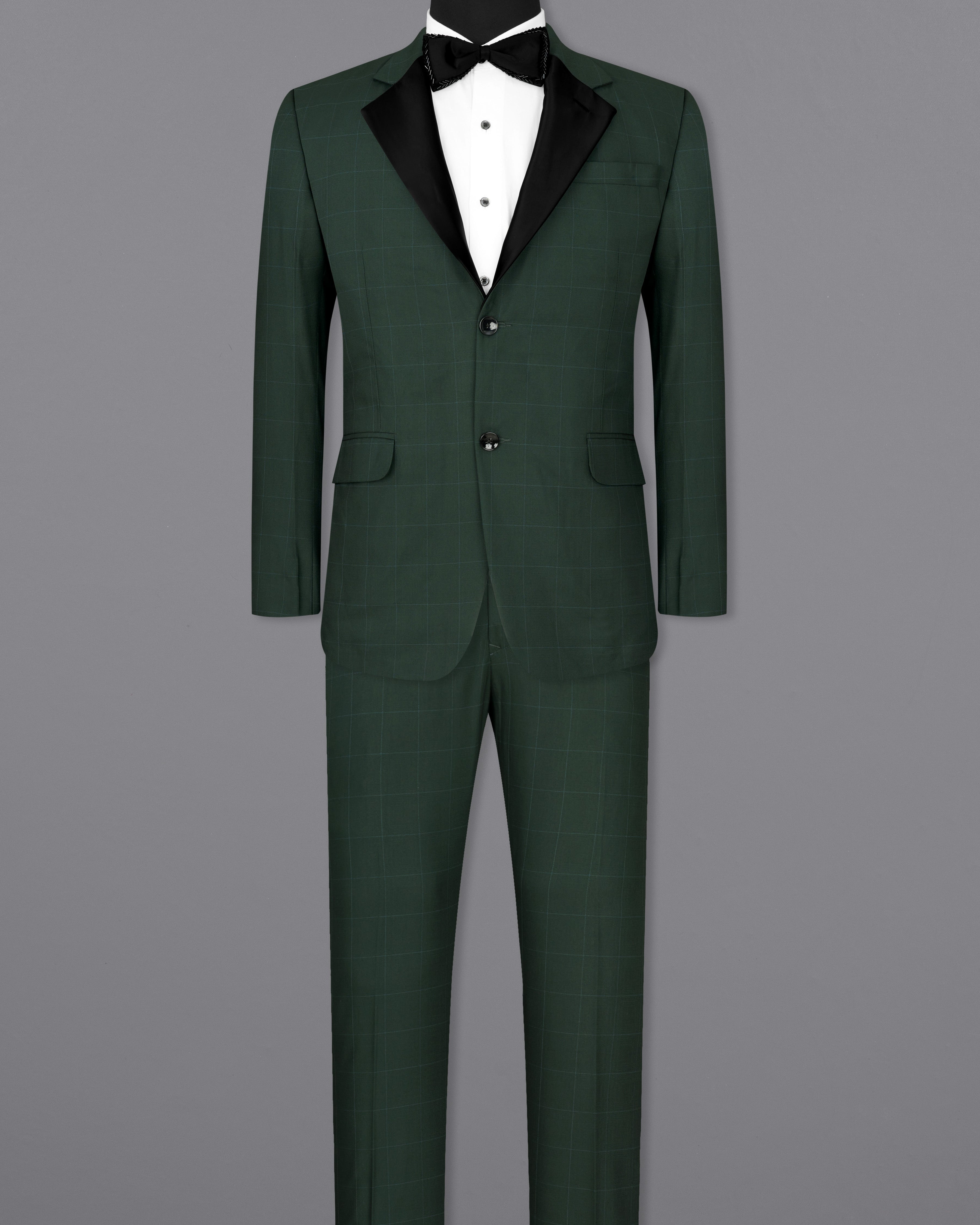 Gunmetal Green Subtle Windowpane Tuxedo Suit Gunmetal Green Subtle Windowpane Tuxedo Suit ST2326-SB-BKPL-36, ST2326-SB-BKPL-38, ST2326-SB-BKPL-40, ST2326-SB-BKPL-42, ST2326-SB-BKPL-44, ST2326-SB-BKPL-46, ST2326-SB-BKPL-48, ST2326-SB-BKPL-50, ST2326-SB-BKPL-52, ST2326-SB-BKPL-54, ST2326-SB-BKPL-56, ST2326-SB-BKPL-58, ST2326-SB-BKPL-60