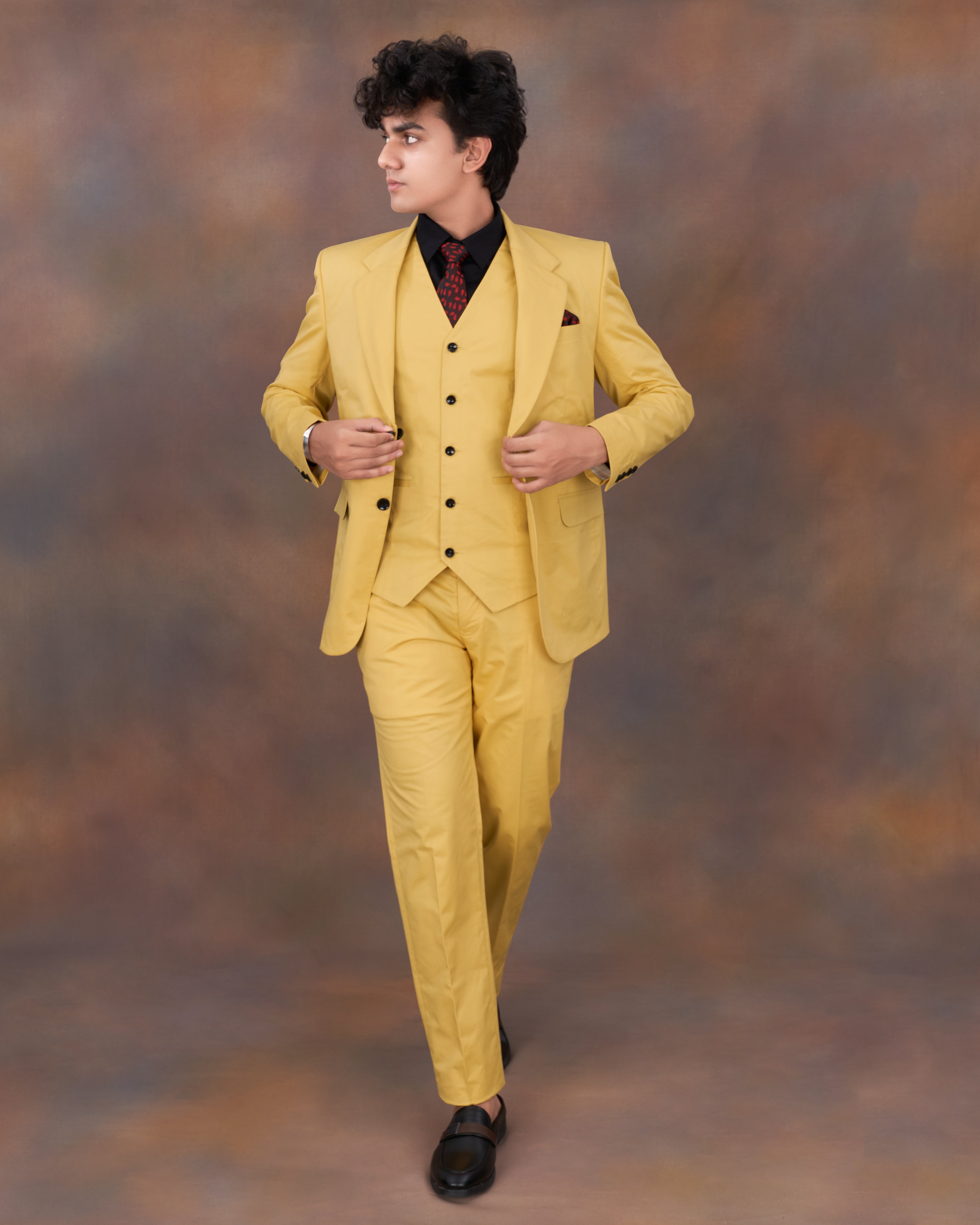 Equator Yellow Premium Cotton Suit ST2329-SB-36, ST2329-SB-38, ST2329-SB-40, ST2329-SB-42, ST2329-SB-44, ST2329-SB-46, ST2329-SB-48, ST2329-SB-50, ST2329-SB-52, ST2329-SB-54, ST2329-SB-56, ST2329-SB-58, ST2329-SB-60